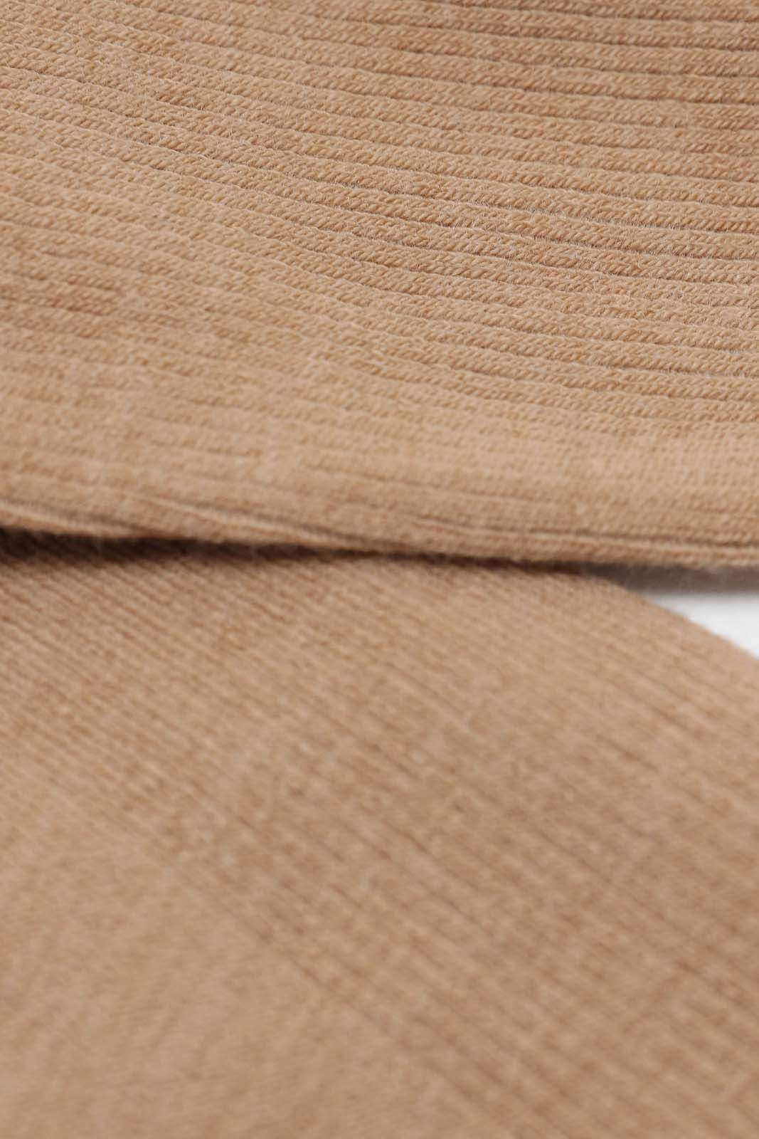 Light beige merino wool socks_2