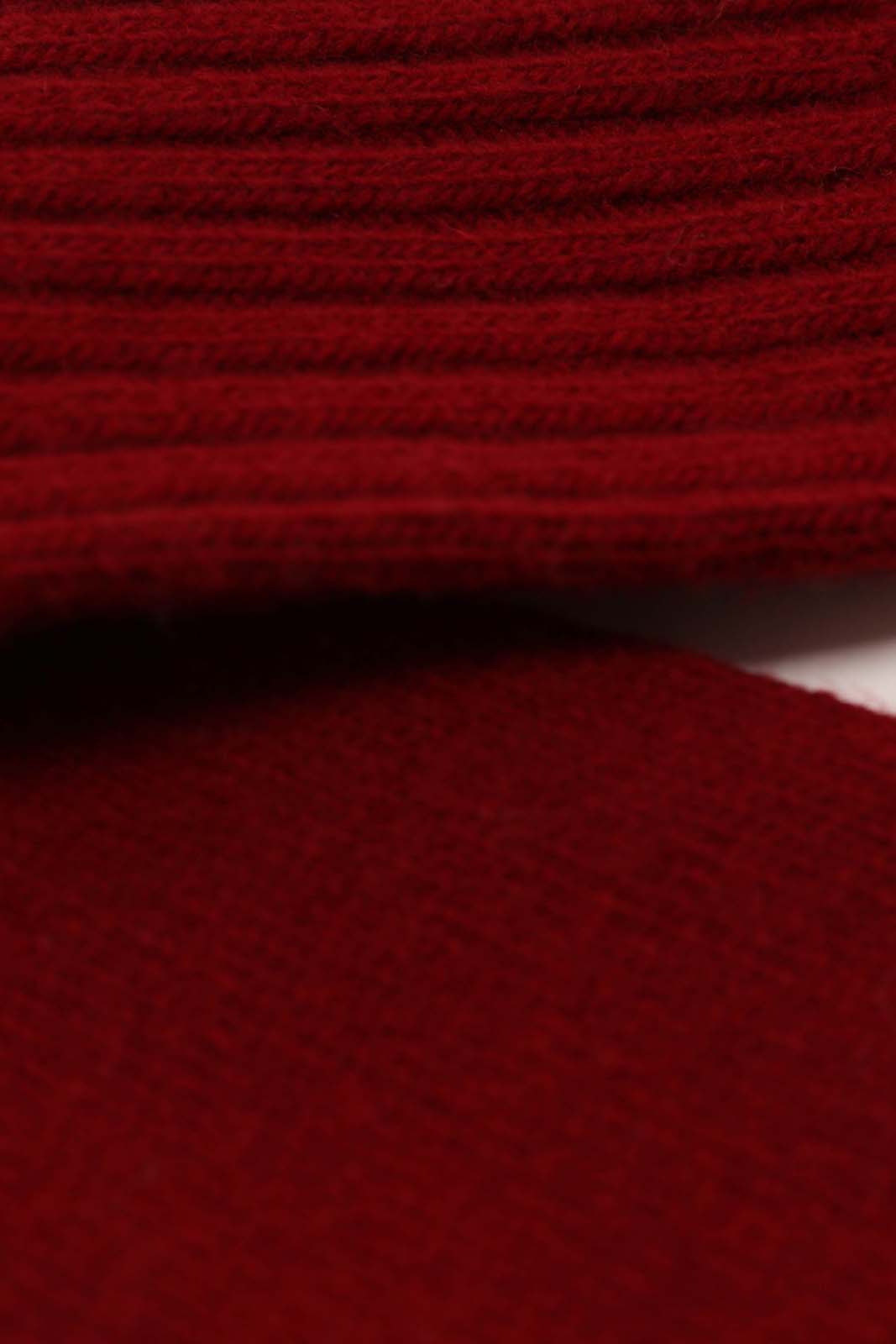 Burgundy cashmere wool blend socks_4