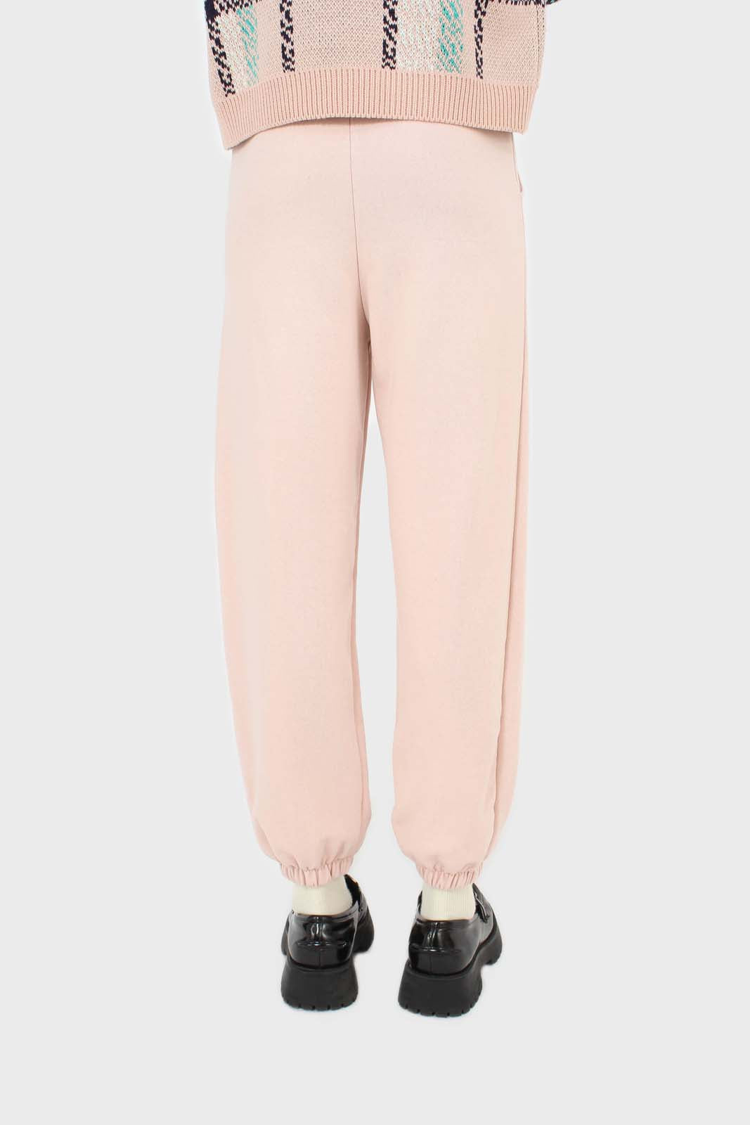 Baby pink loose fit sweatpants_2
