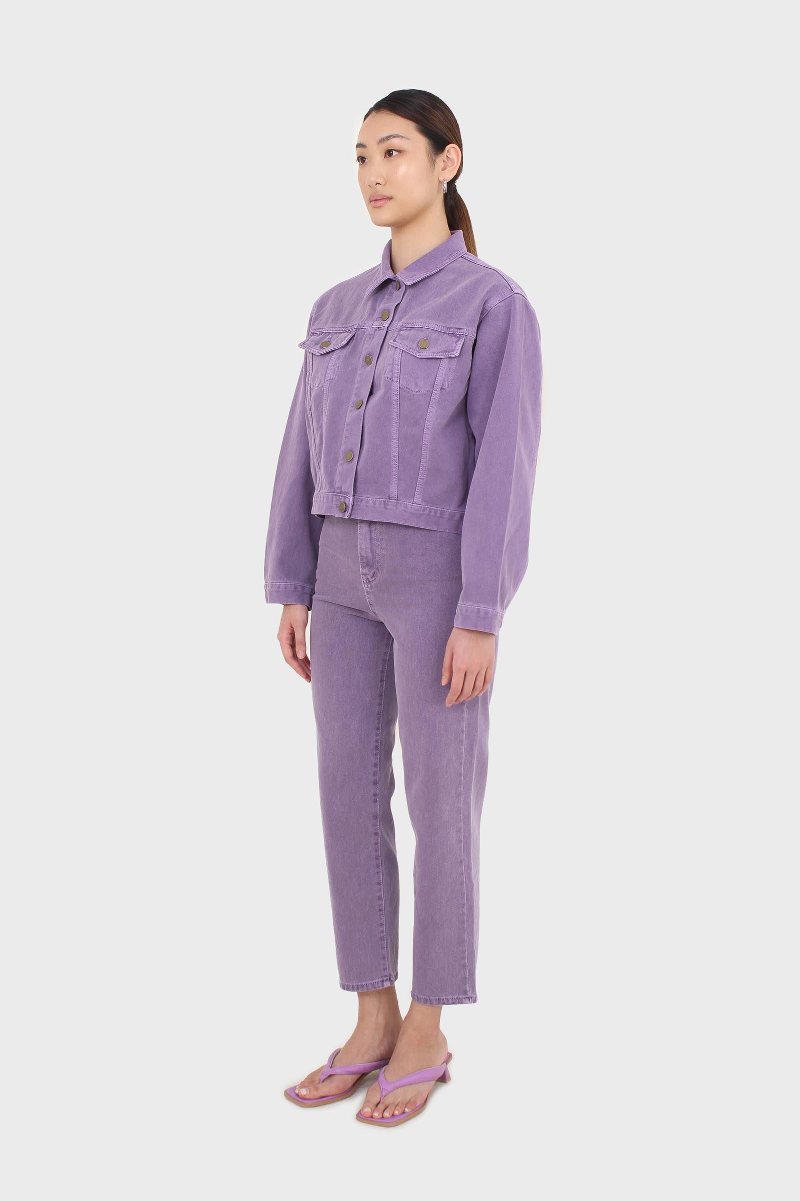 Violet denim jacket - 700_18