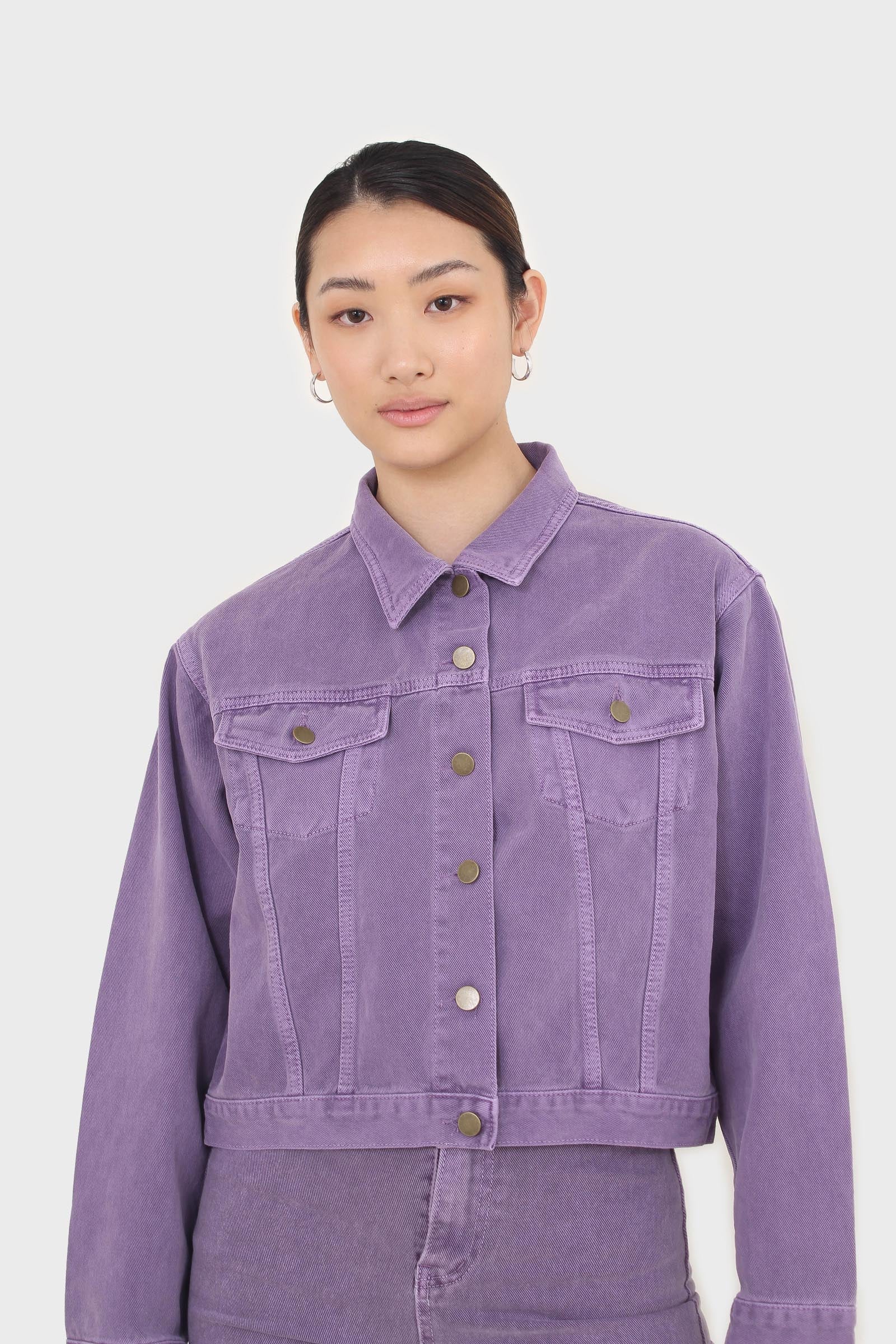 Violet denim jacket - 700_9