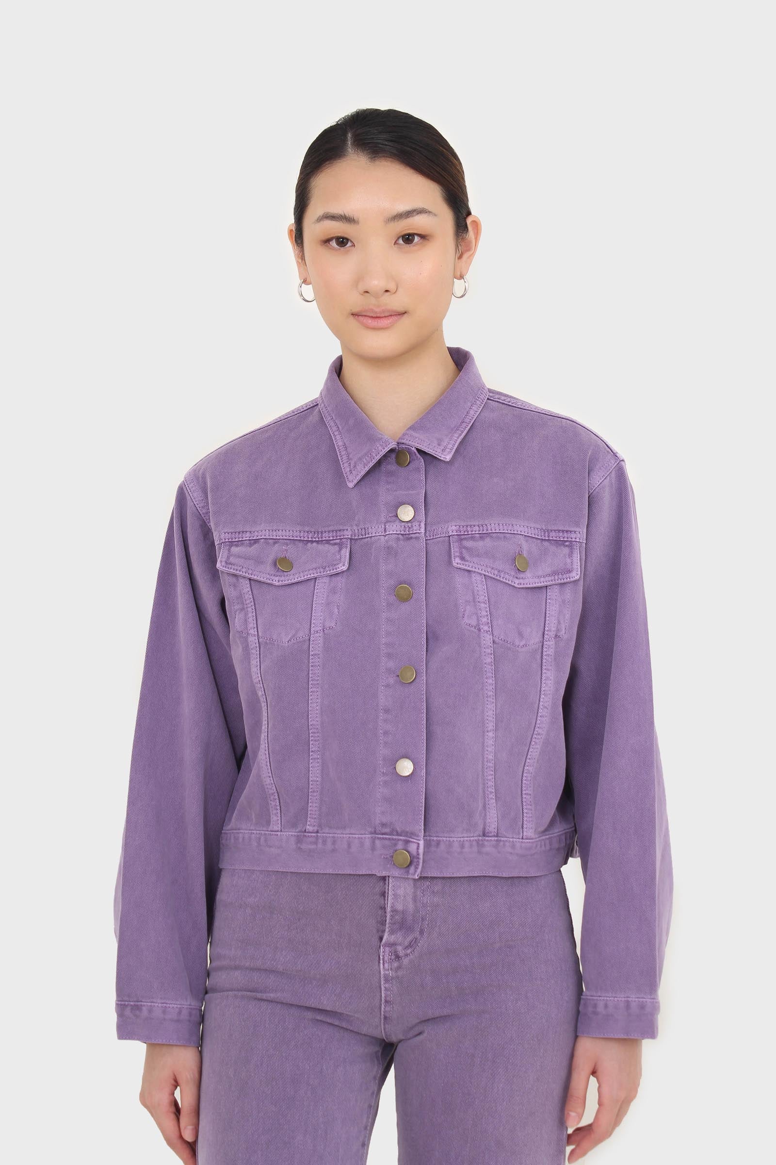 Violet denim jacket - 700_14