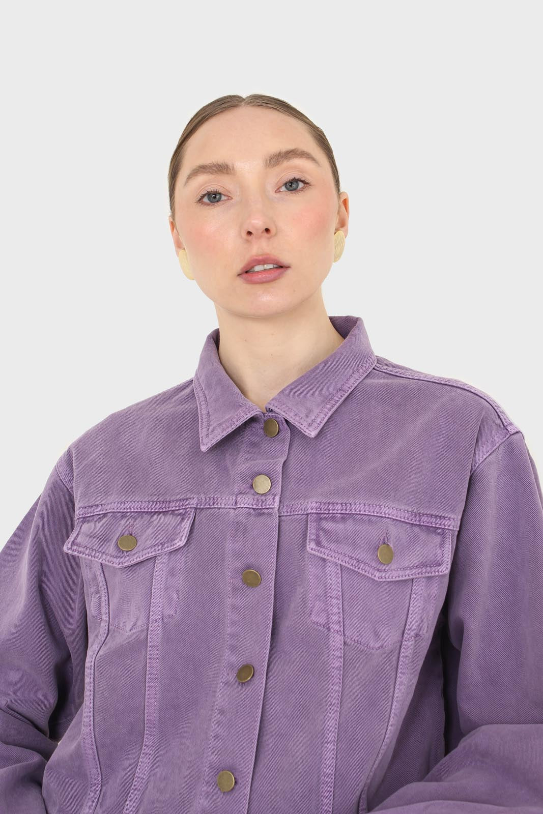 Violet denim jacket - 700_2