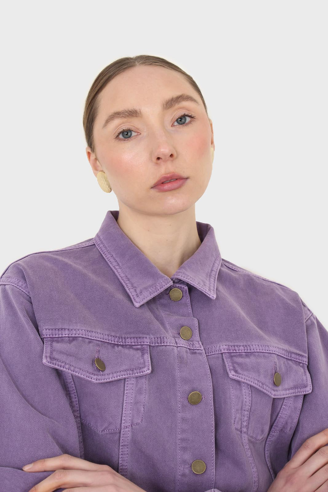 Violet denim jacket - 700_6