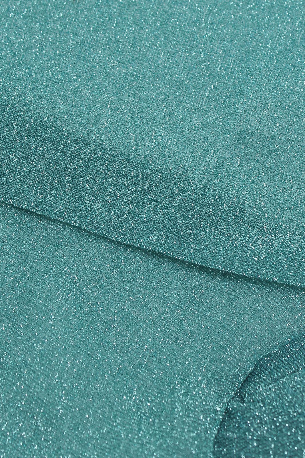 Mint green glitter superstar long socks_2