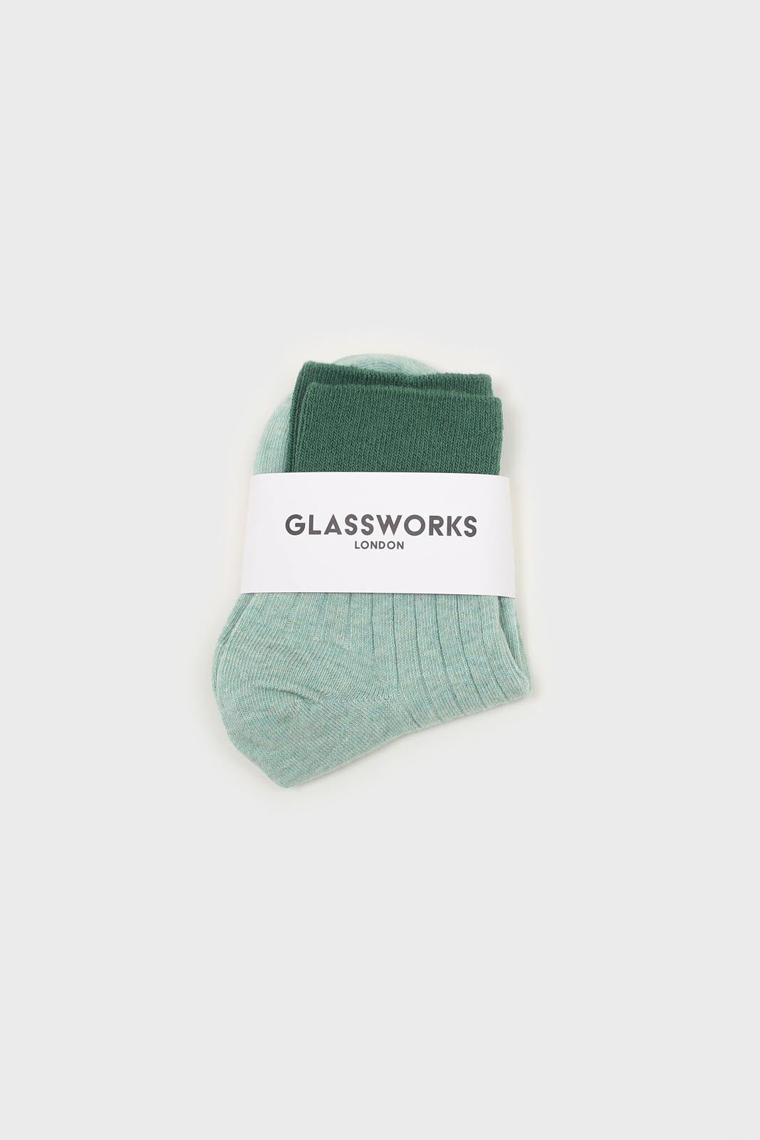 Mint and green candy colourblock socks_3