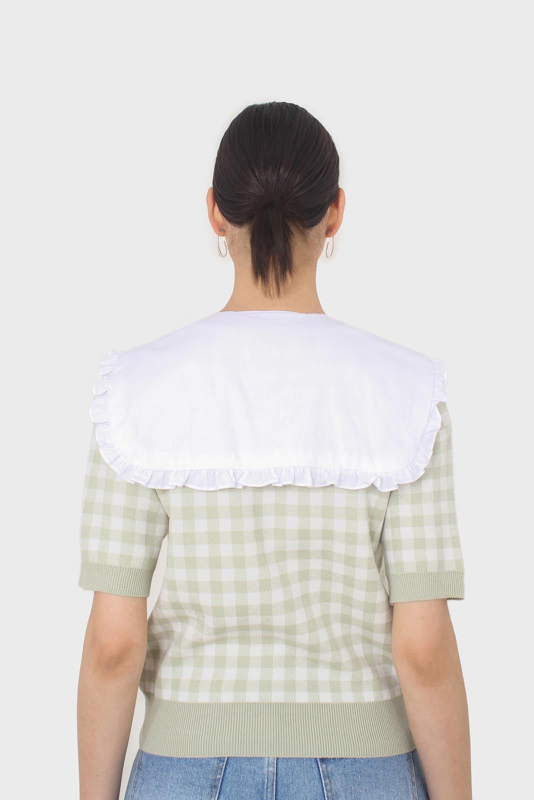 Ivory frilly detachable collar_4