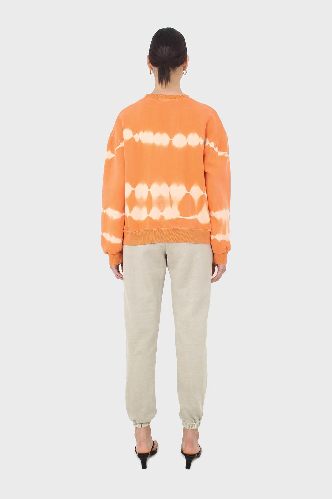 Orange tie dye crewneck sweatshirt_9