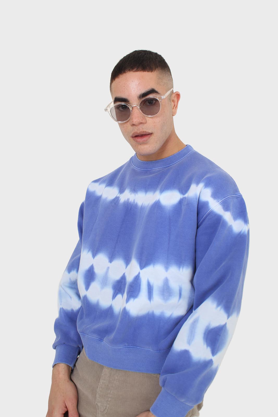 Cobalt blue tie dye crewneck sweatshirt_4