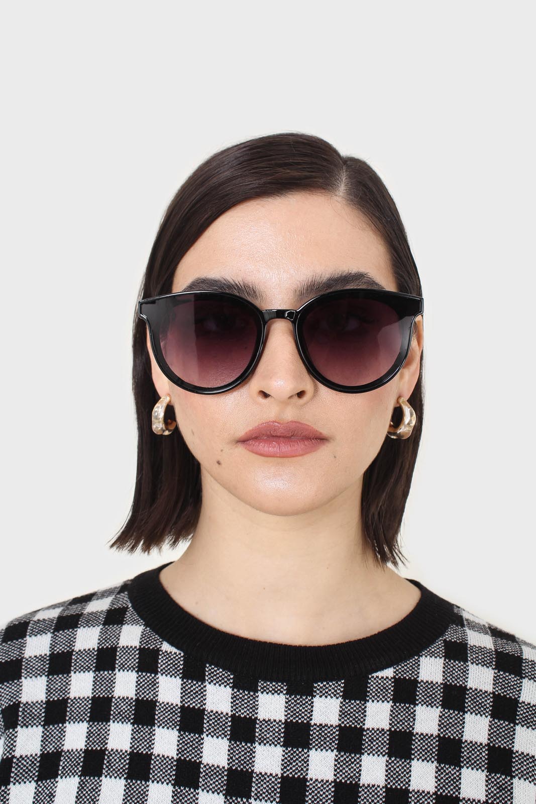 Black colourblock sunglasses_2