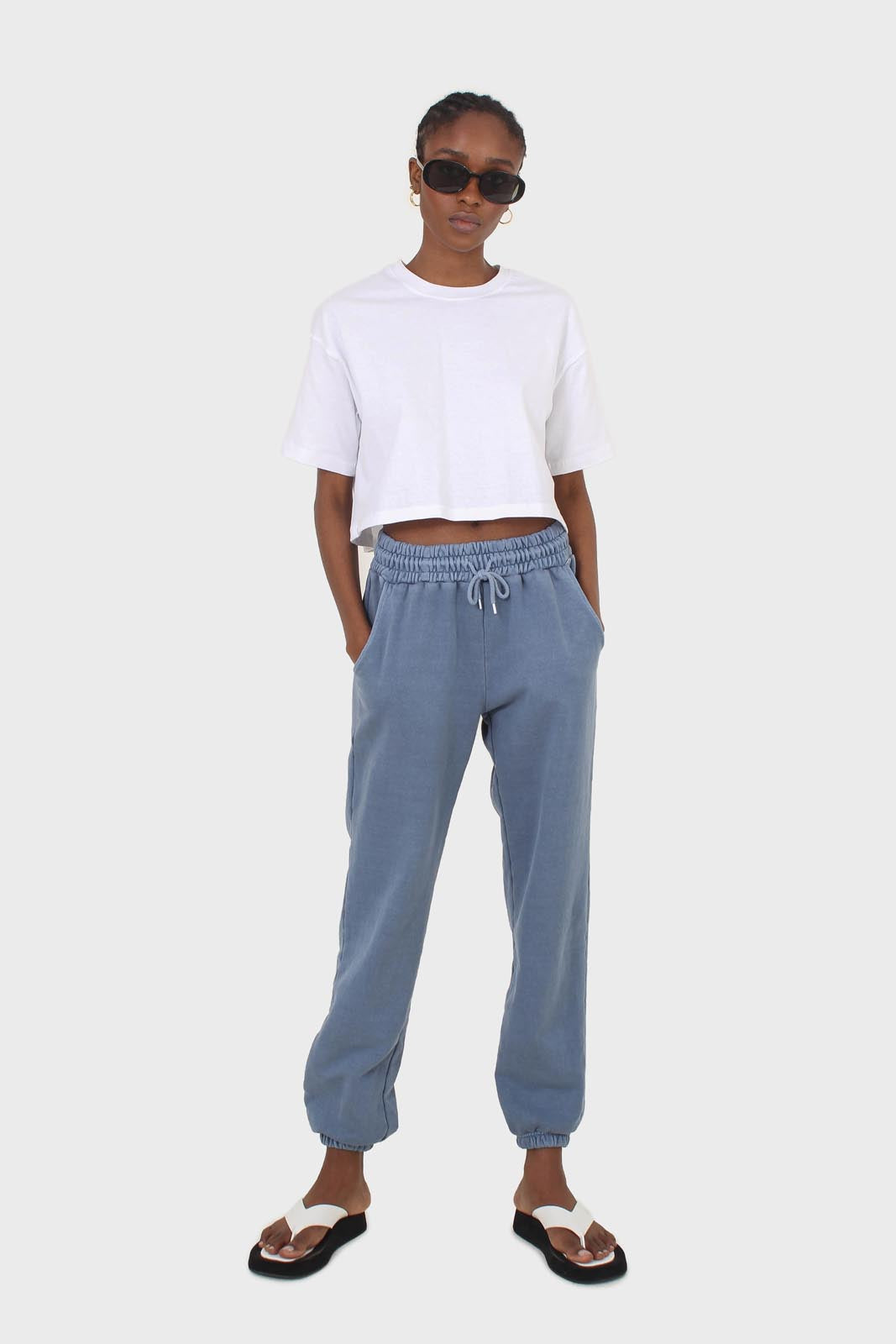 Dusty blue pigment sweatpants_2