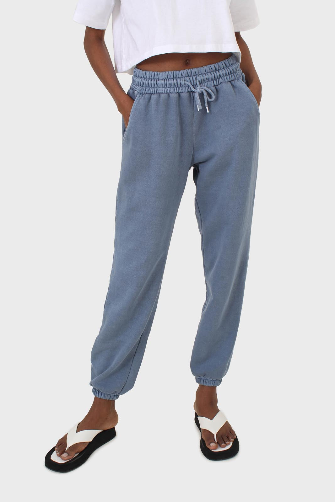 Dusty blue pigment sweatpants_1