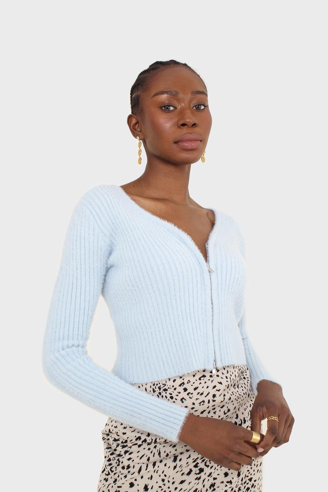 Baby blue ribbed zip cardigan_1