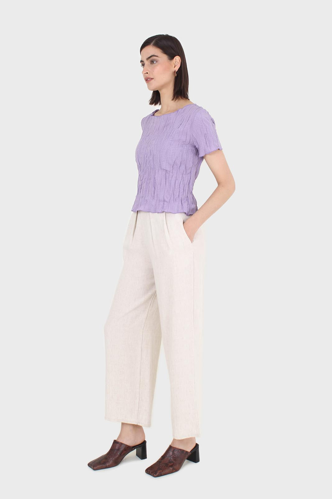Lilac wrinkled short sleeved tee_6