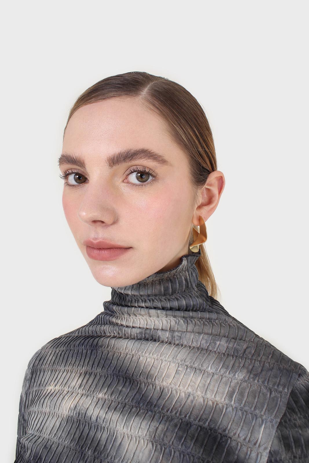 Black and ivory tie dye top_10