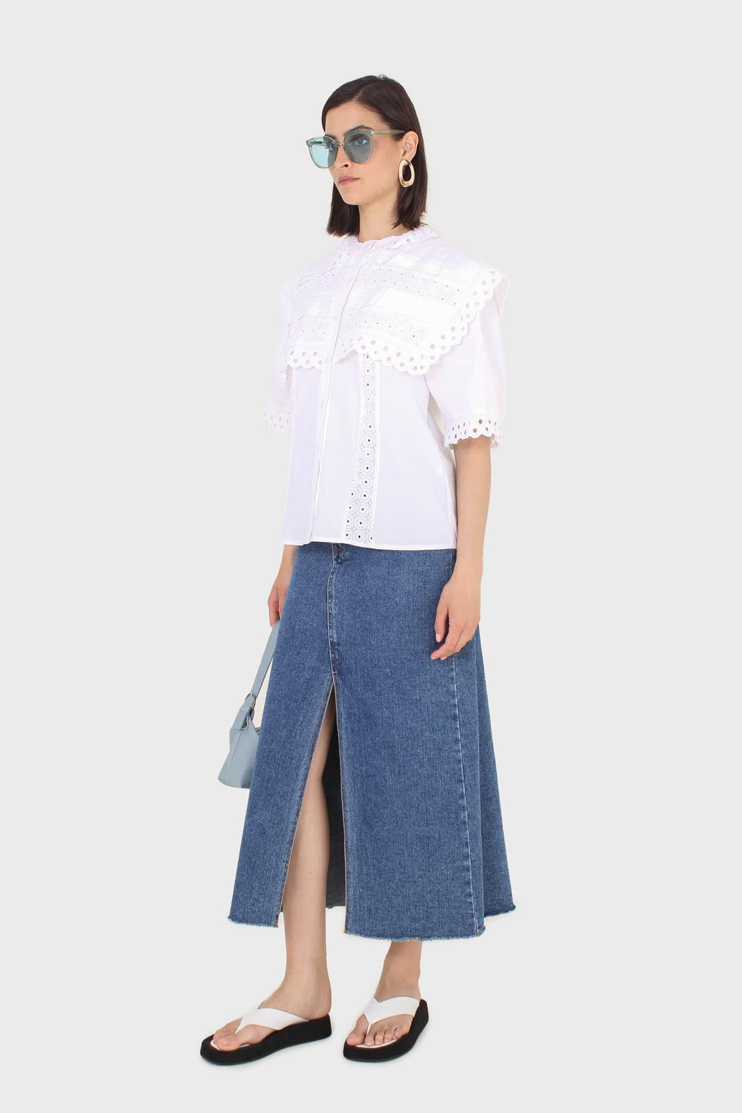 Ivory broderie anglaise oversized yoke blouse_5