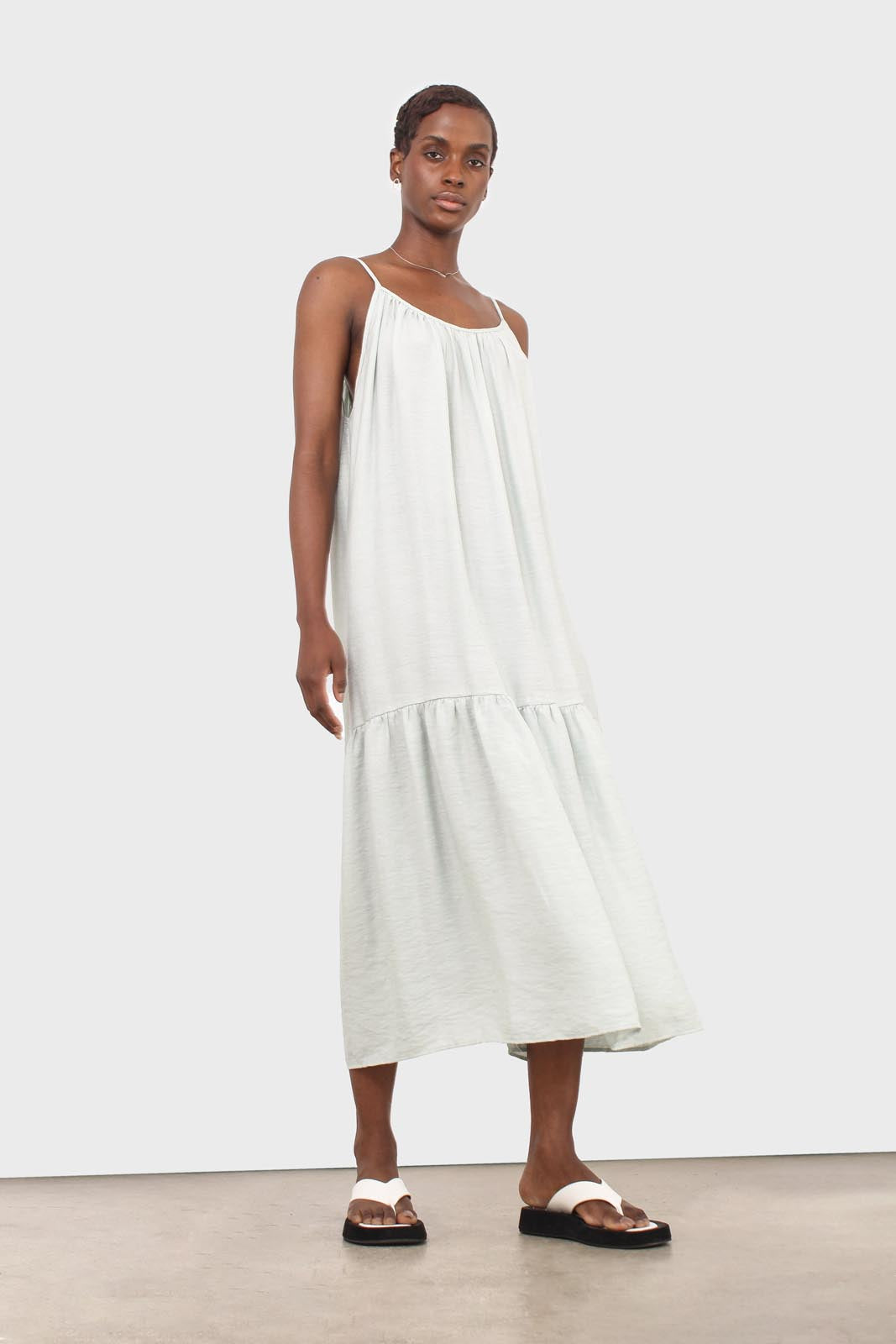 Dove blue strappy low back maxi dress_7