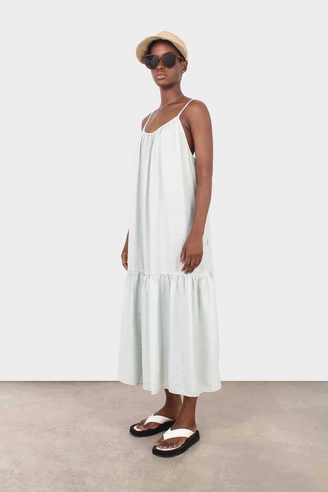 Dove blue strappy low back maxi dress_2