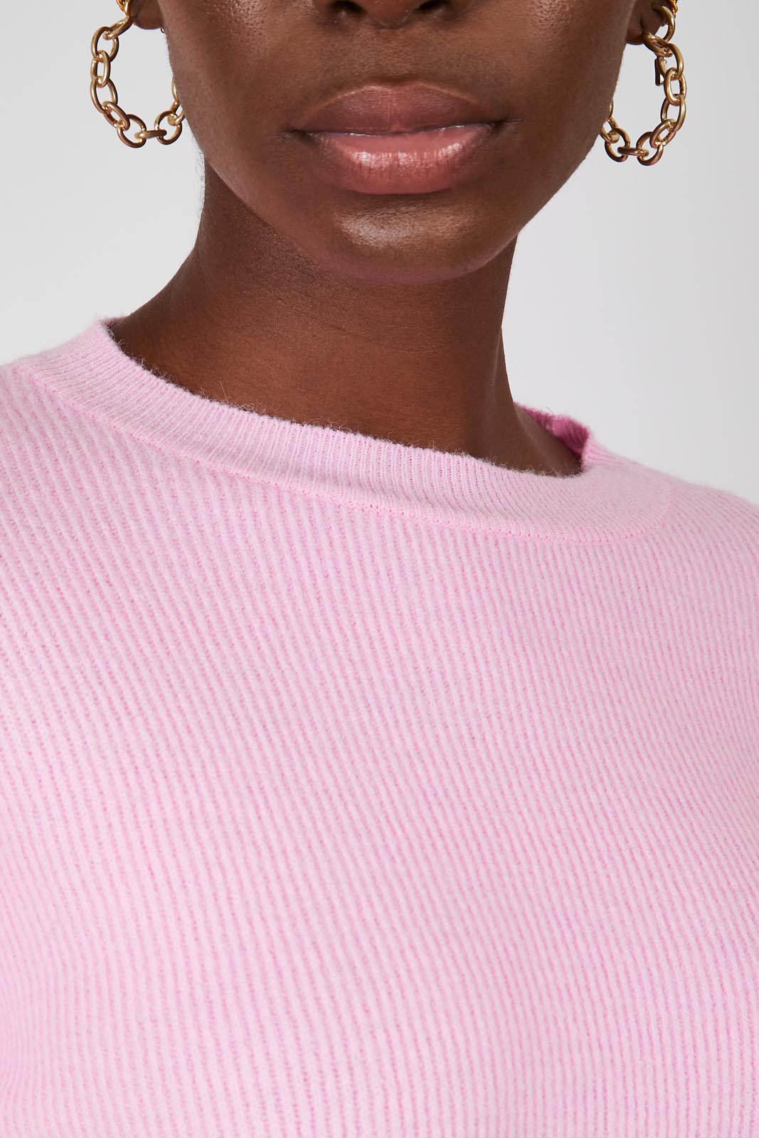 Pale pink ribbed crew neck jumper_2