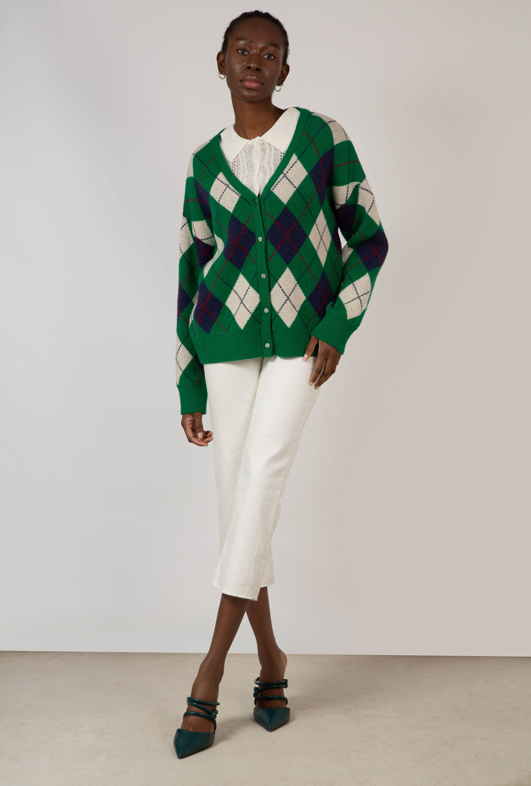 Green and navy argyle intarsia cardigan_9