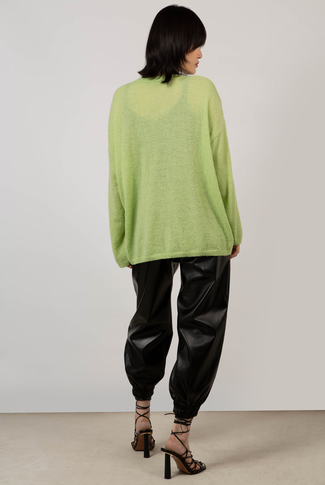 Bright green wool blend jumper_5
