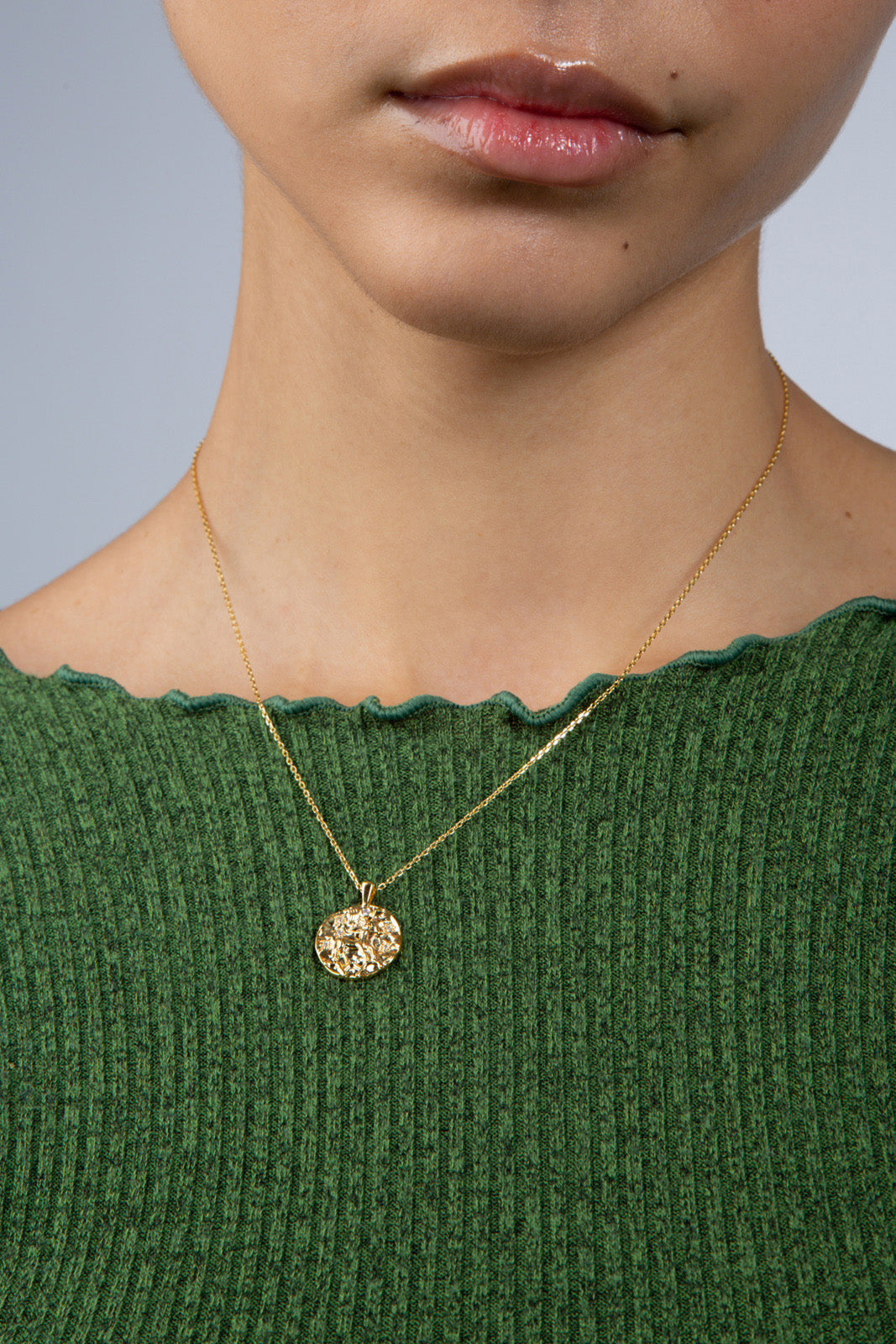 Gold zodiac charm necklace - Sagittarius_5