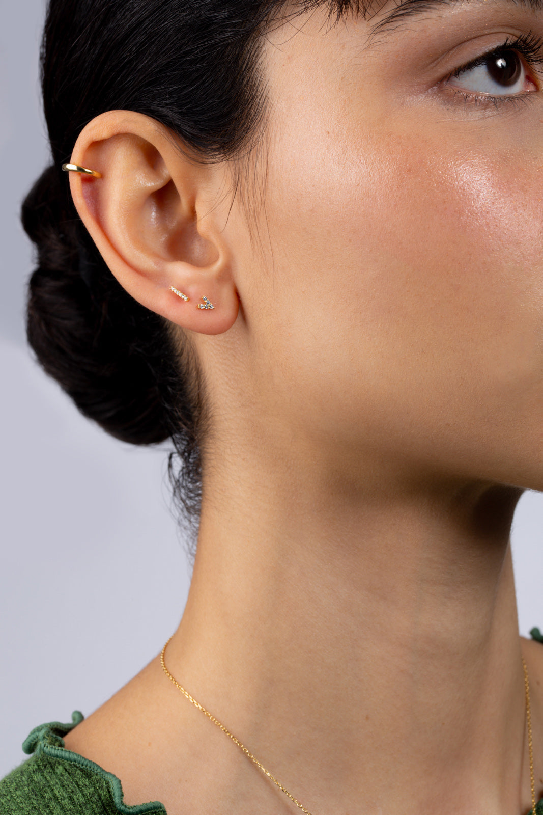 Gold tiny diamante bar_4