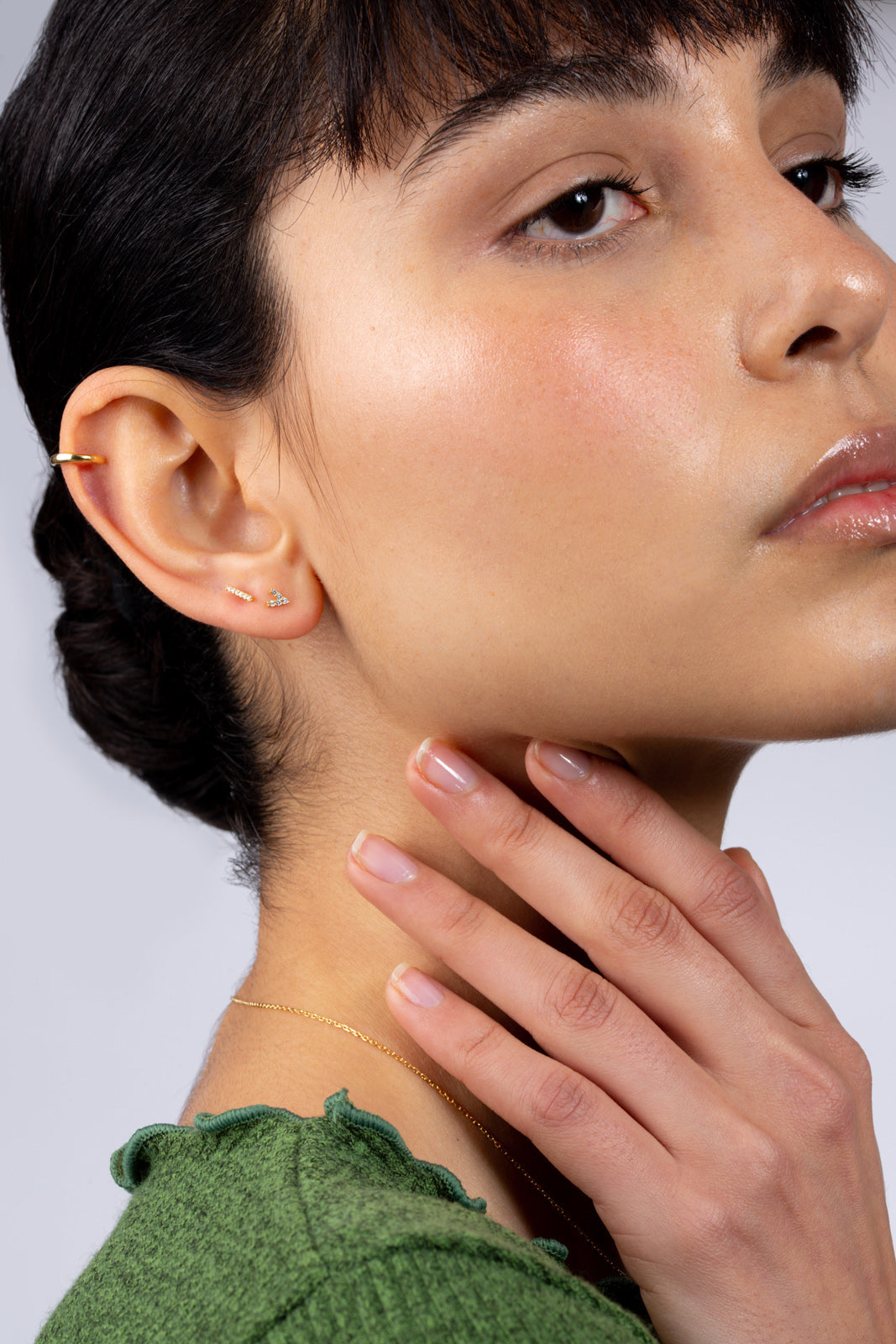 Gold tiny diamante bar_3