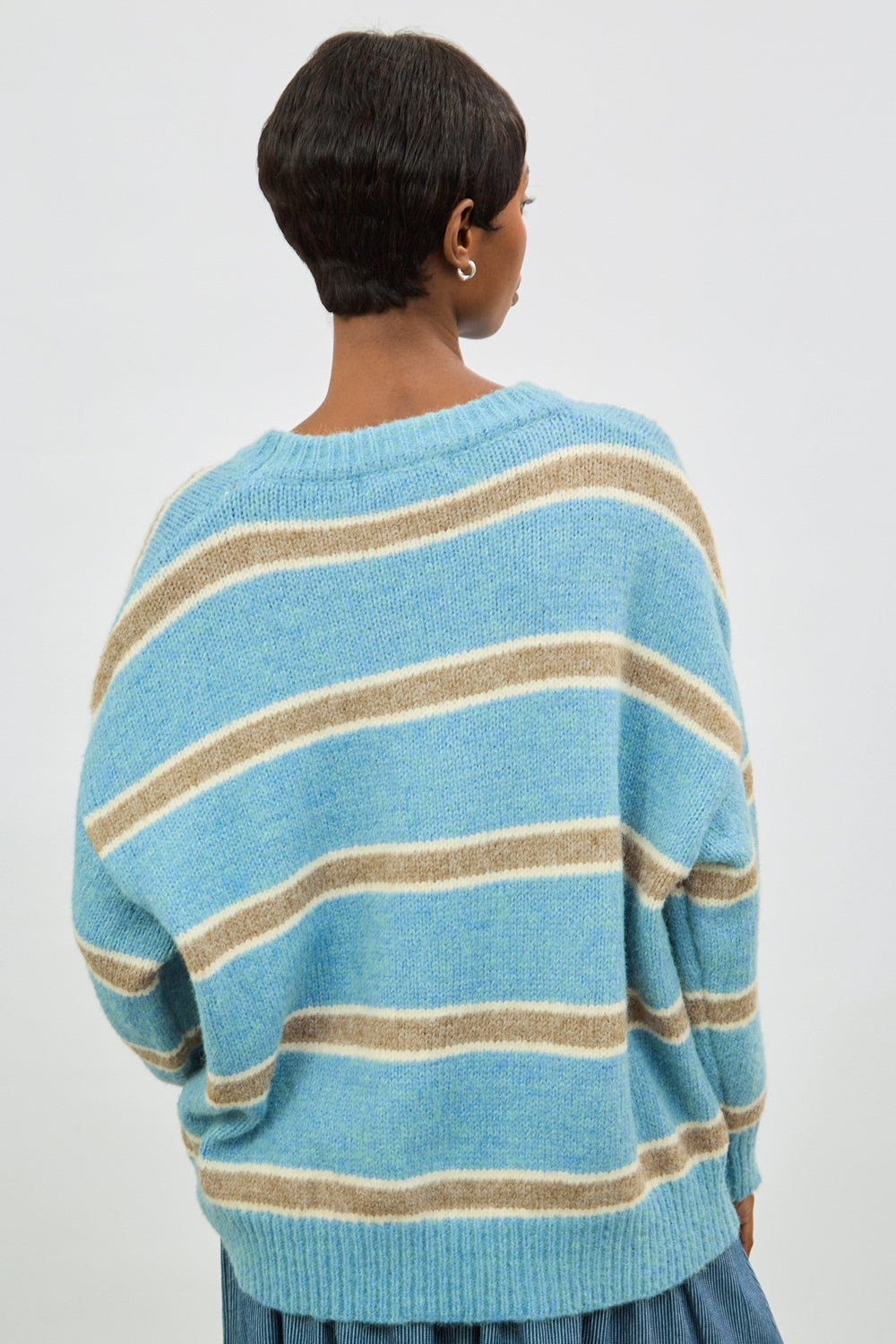 Baby blue grey and white thick stripe jumper_2