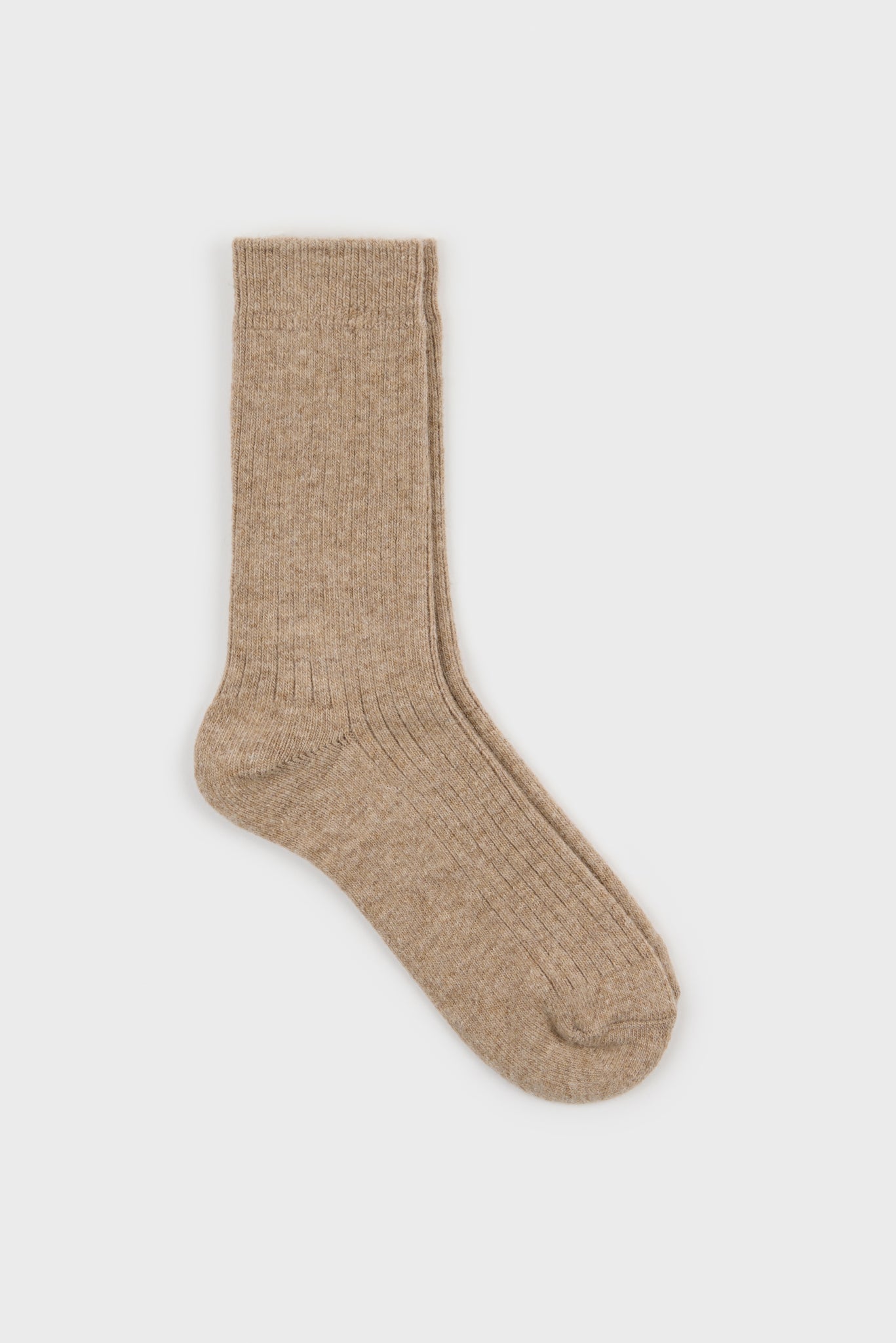 Ribbed cashmere wool blend socks - Set of 3_4