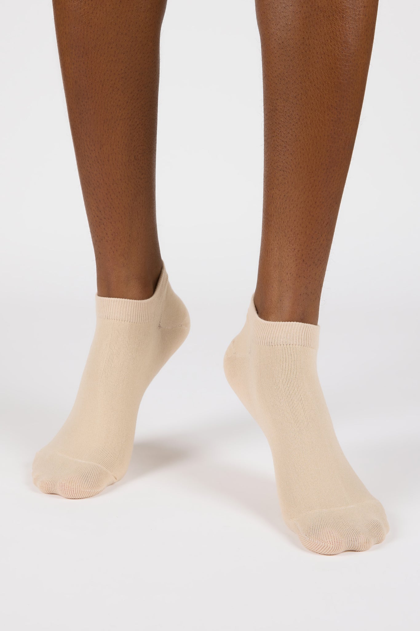 Beige tiny fries ankle socks_2