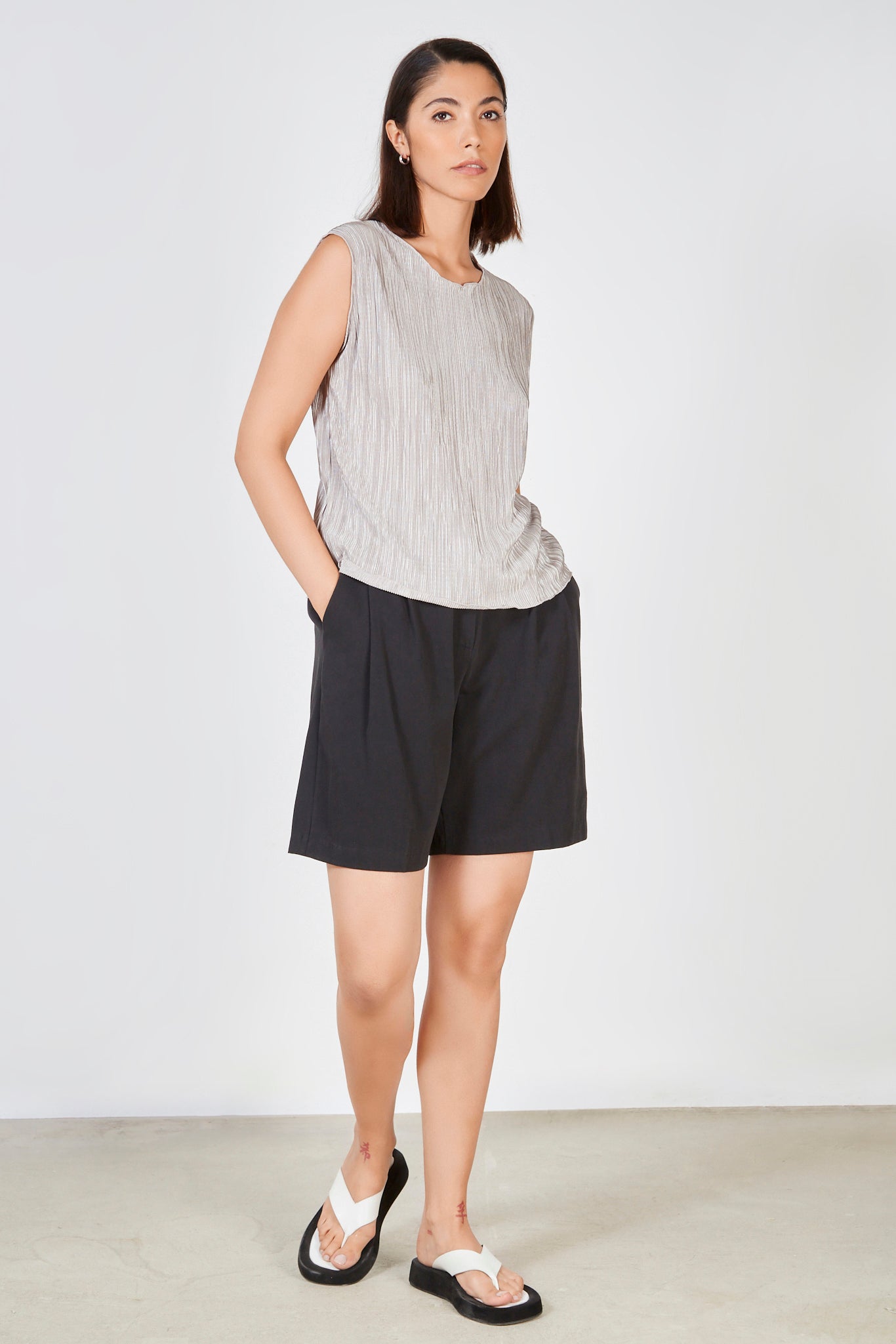 Beige ribbed tank_3