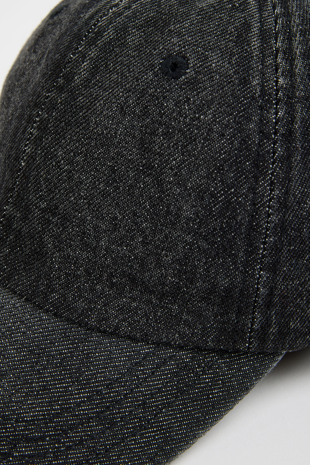 Black denim baseball cap_2