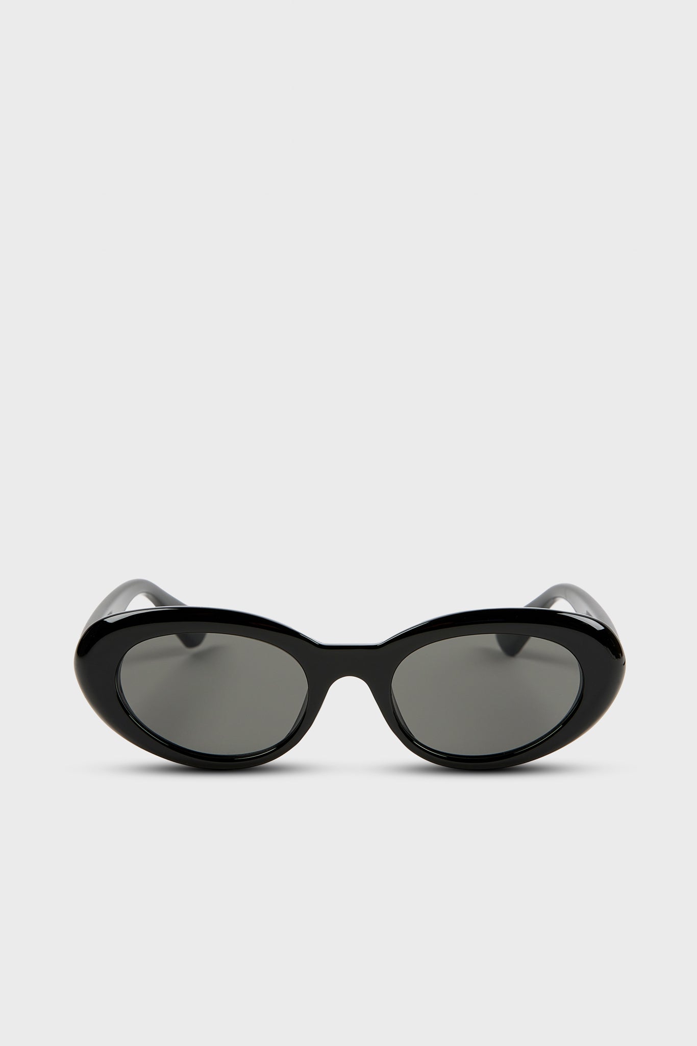 Black rounded cat eye sunglasses_3