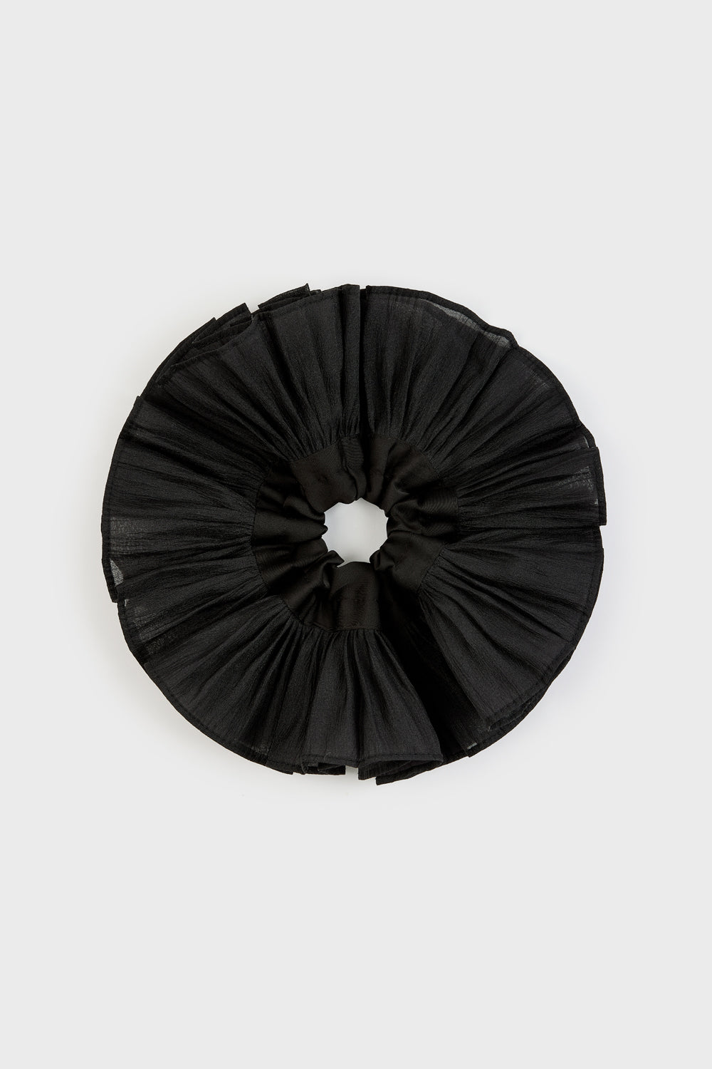 Black sheer scrunchie_1