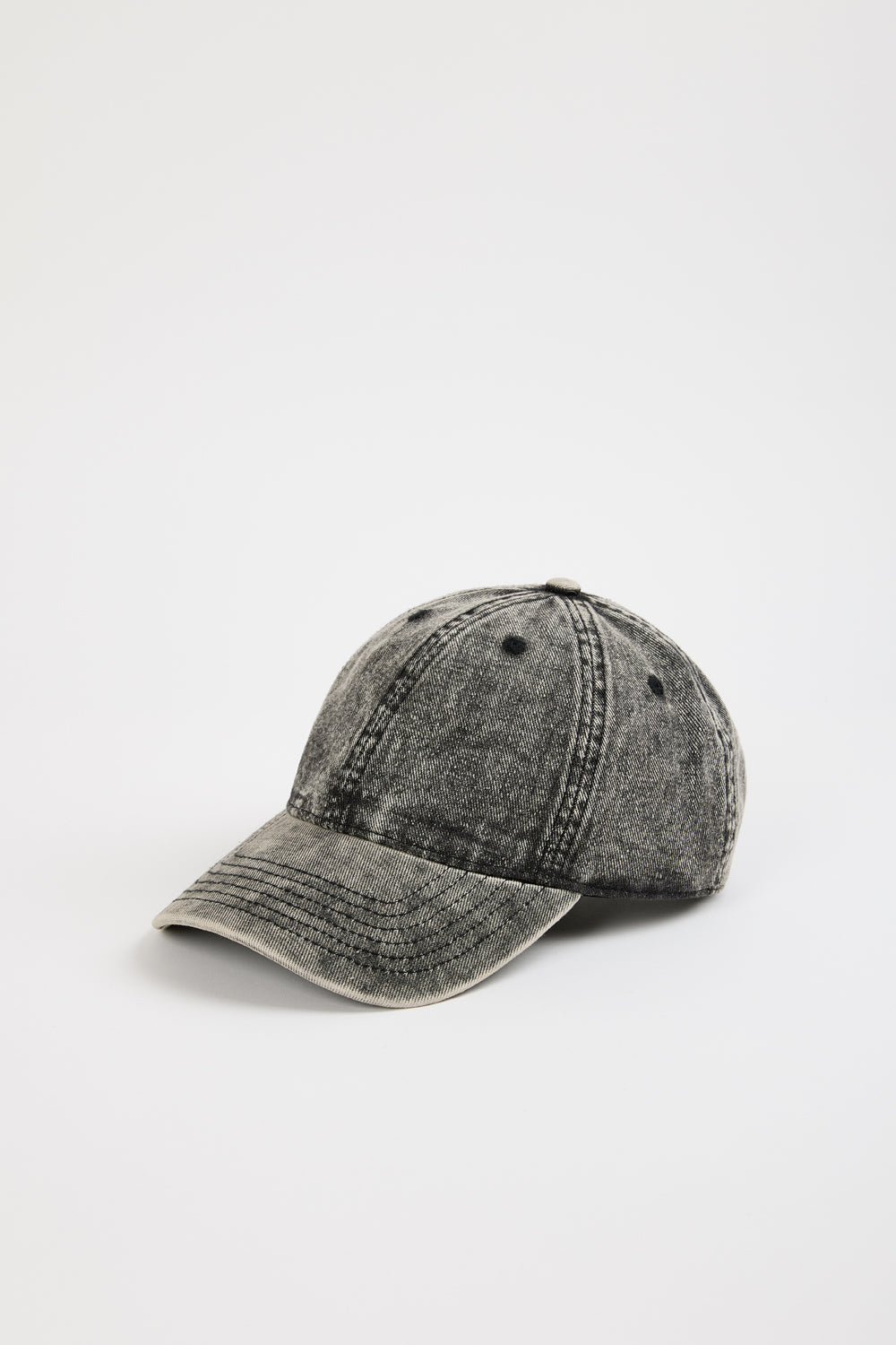 Black stone washed baseball cap_2