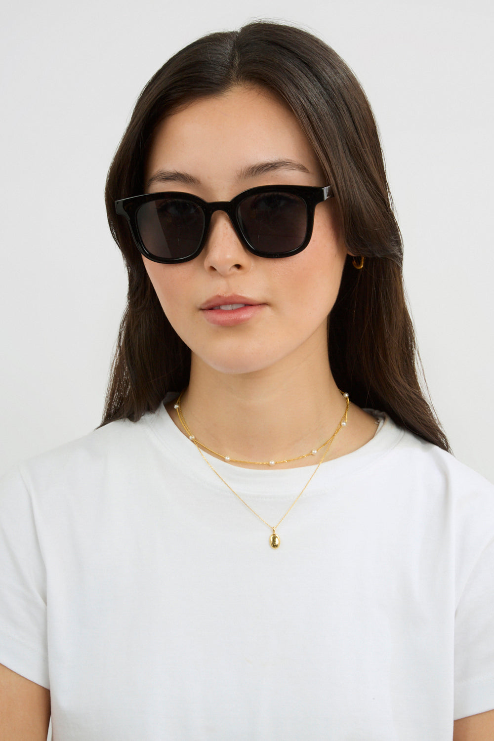 Black thick square sunglasses_1