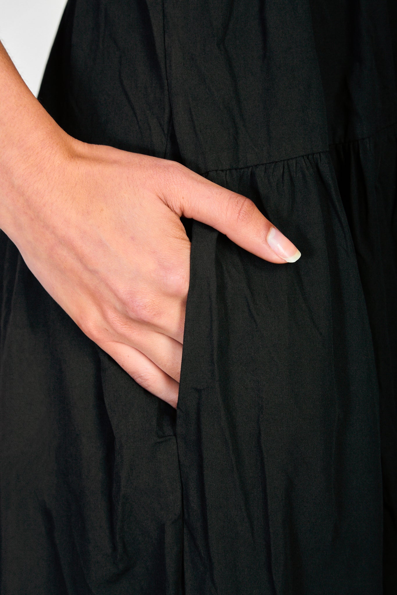 Black tiered maxi dress_4