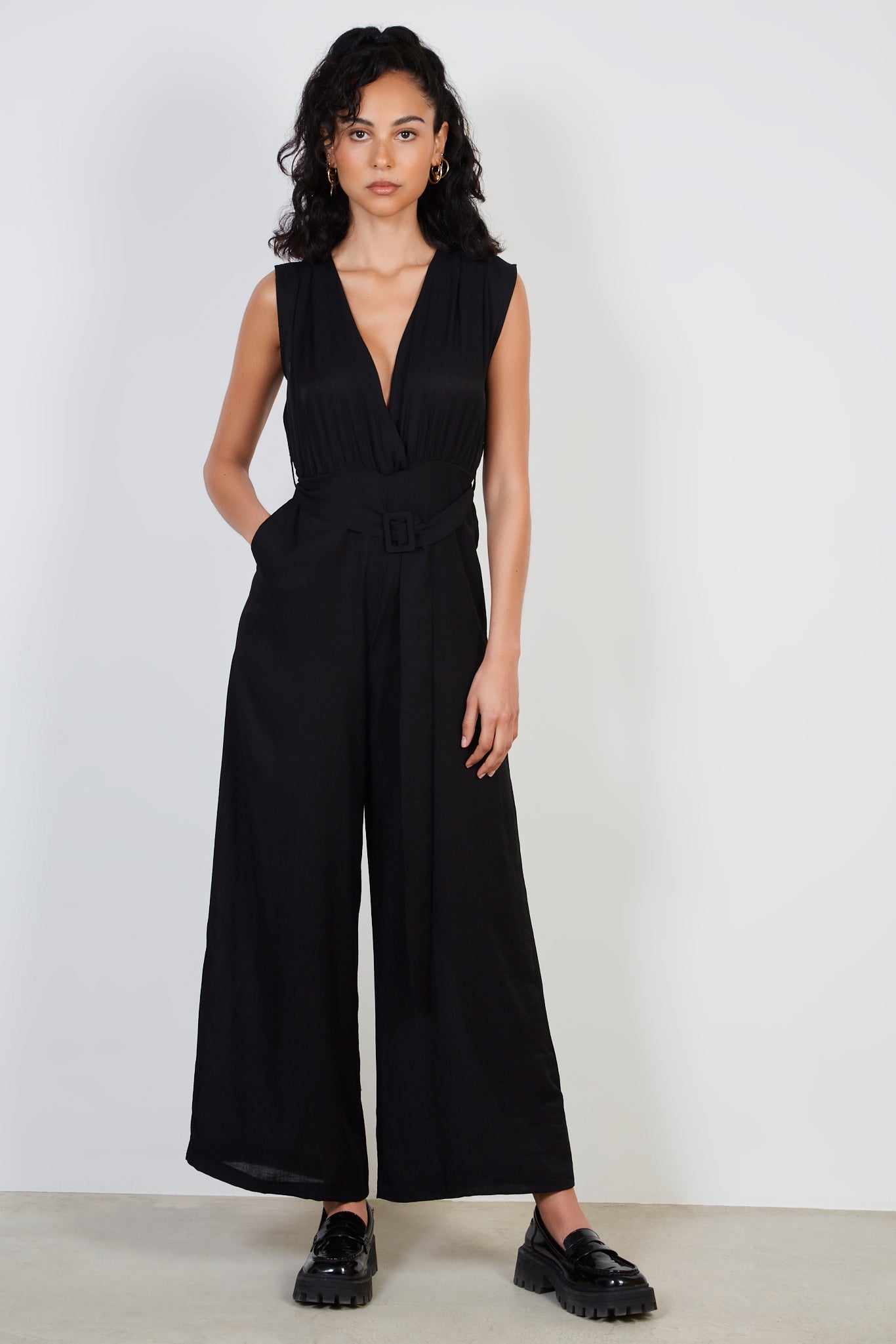 Black belted jumpsuit_2