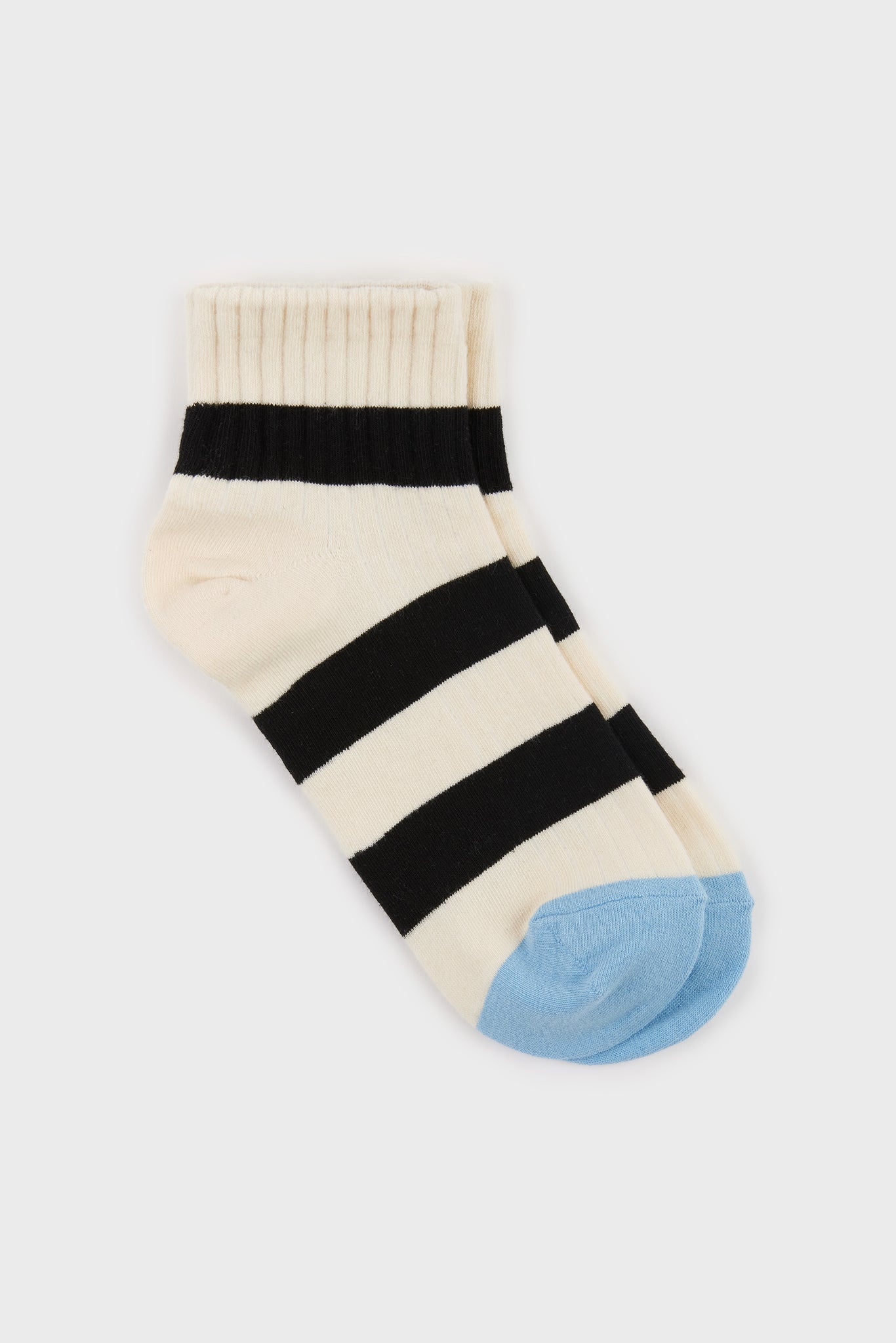 Bright thick stripe socks - Set of 5_6