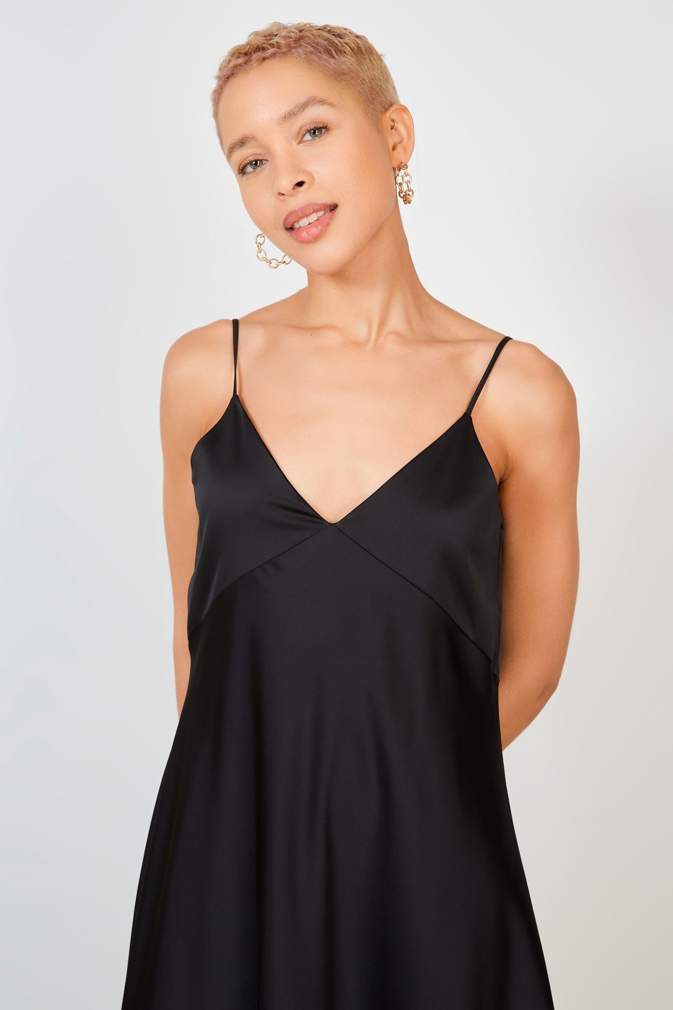 Black satin slip dress_3