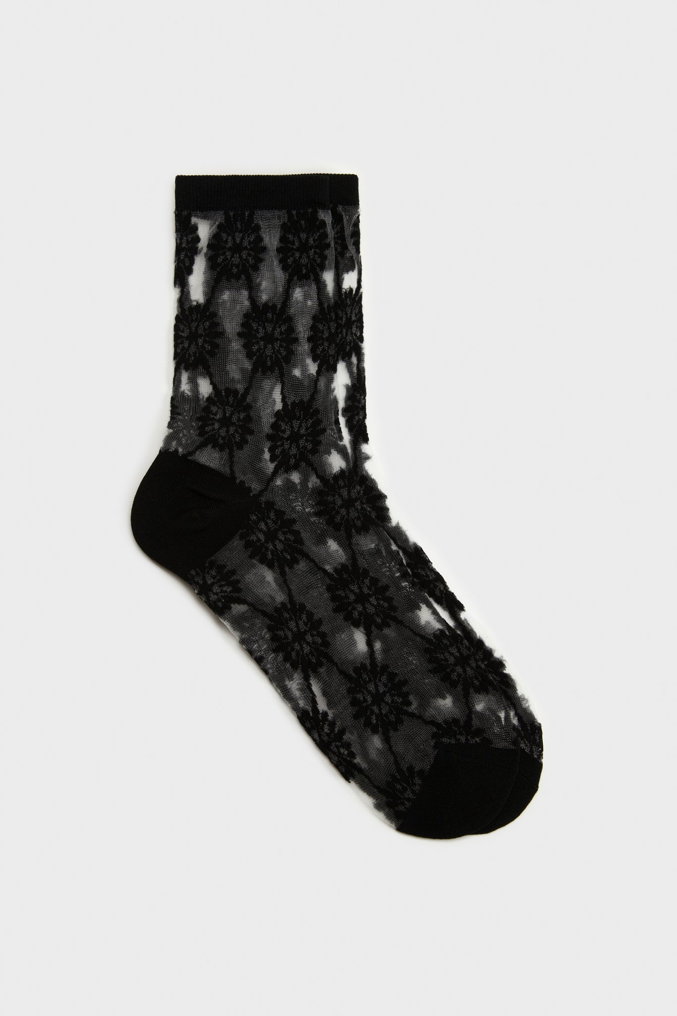 Sheer geometric circles socks - Set of 4