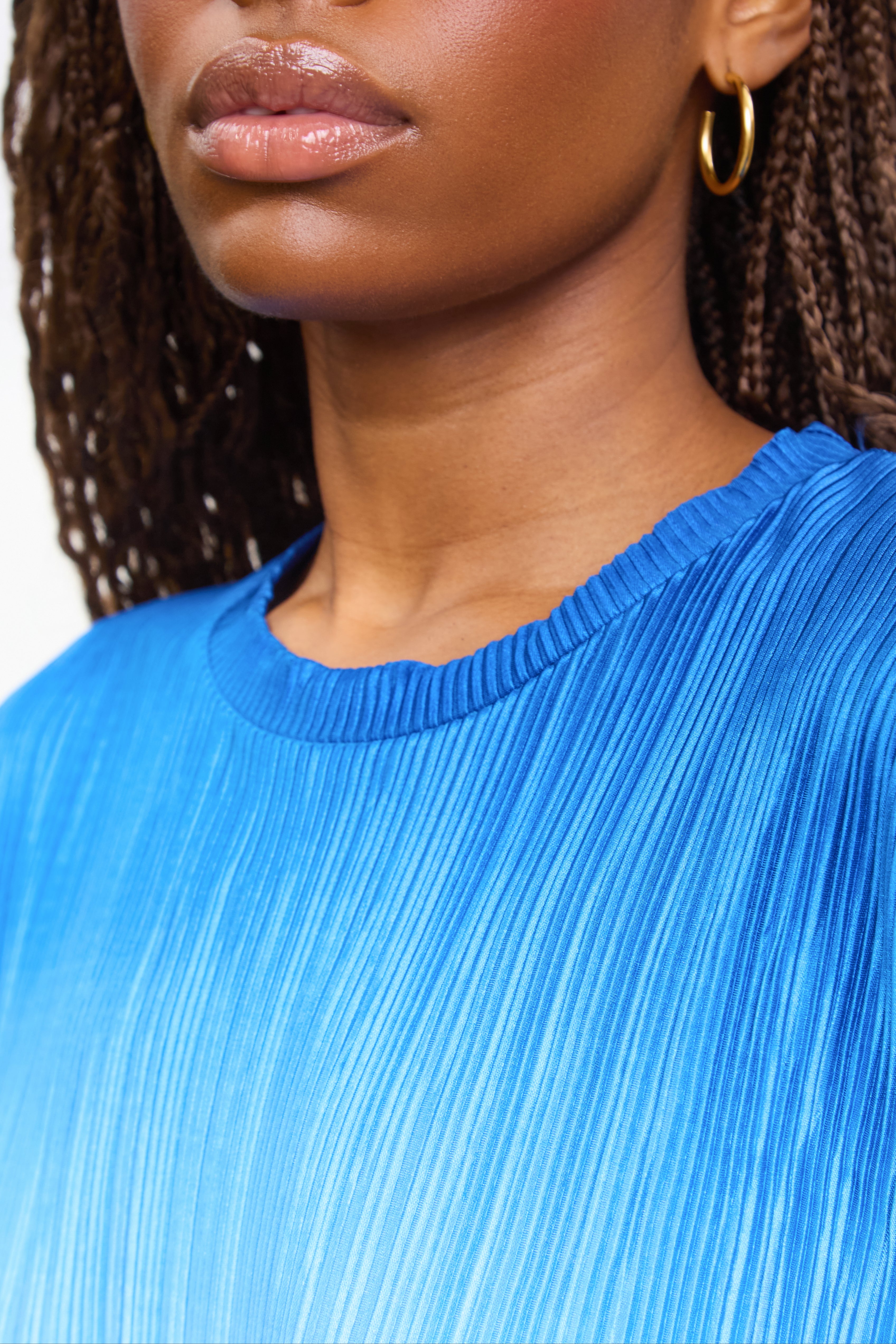 Blue bold ombre ribbed tee_3