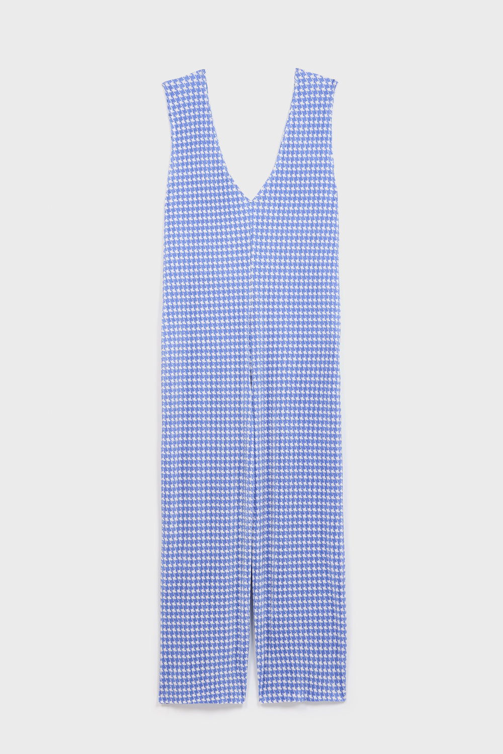 Blue houndtooth jumpsuit_6