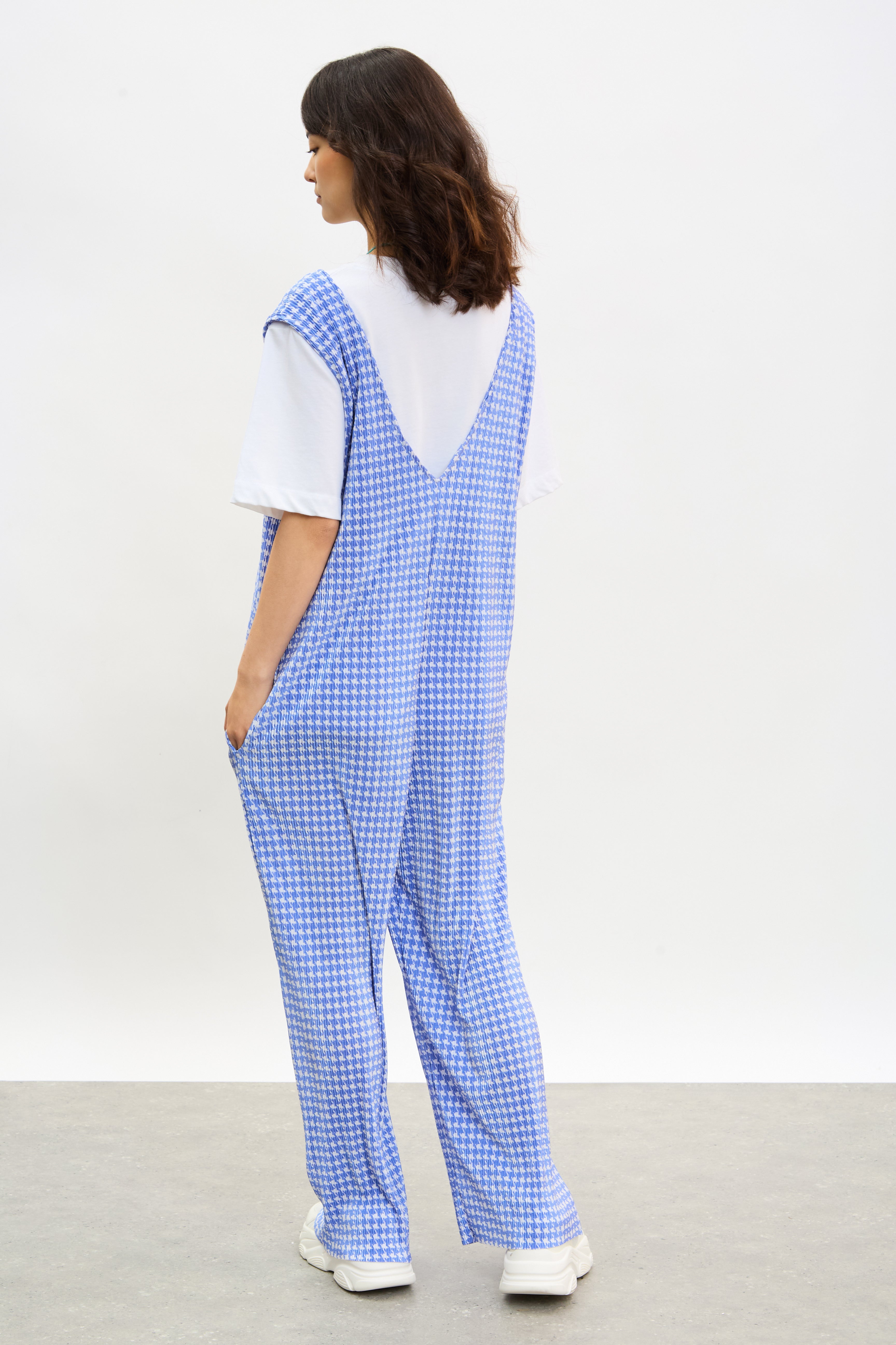 Blue houndtooth jumpsuit_2