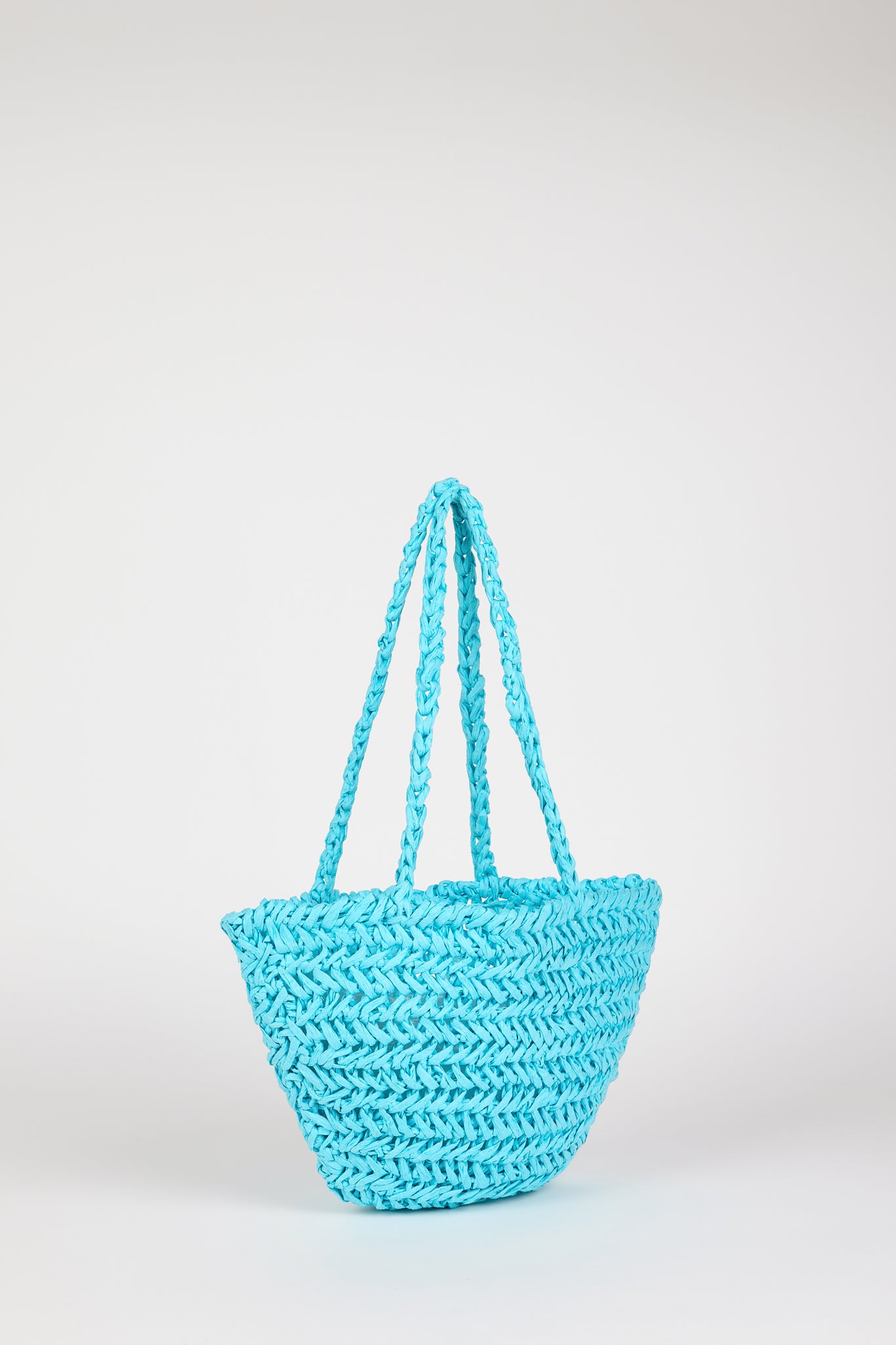 Blue straw mini tote bag_2