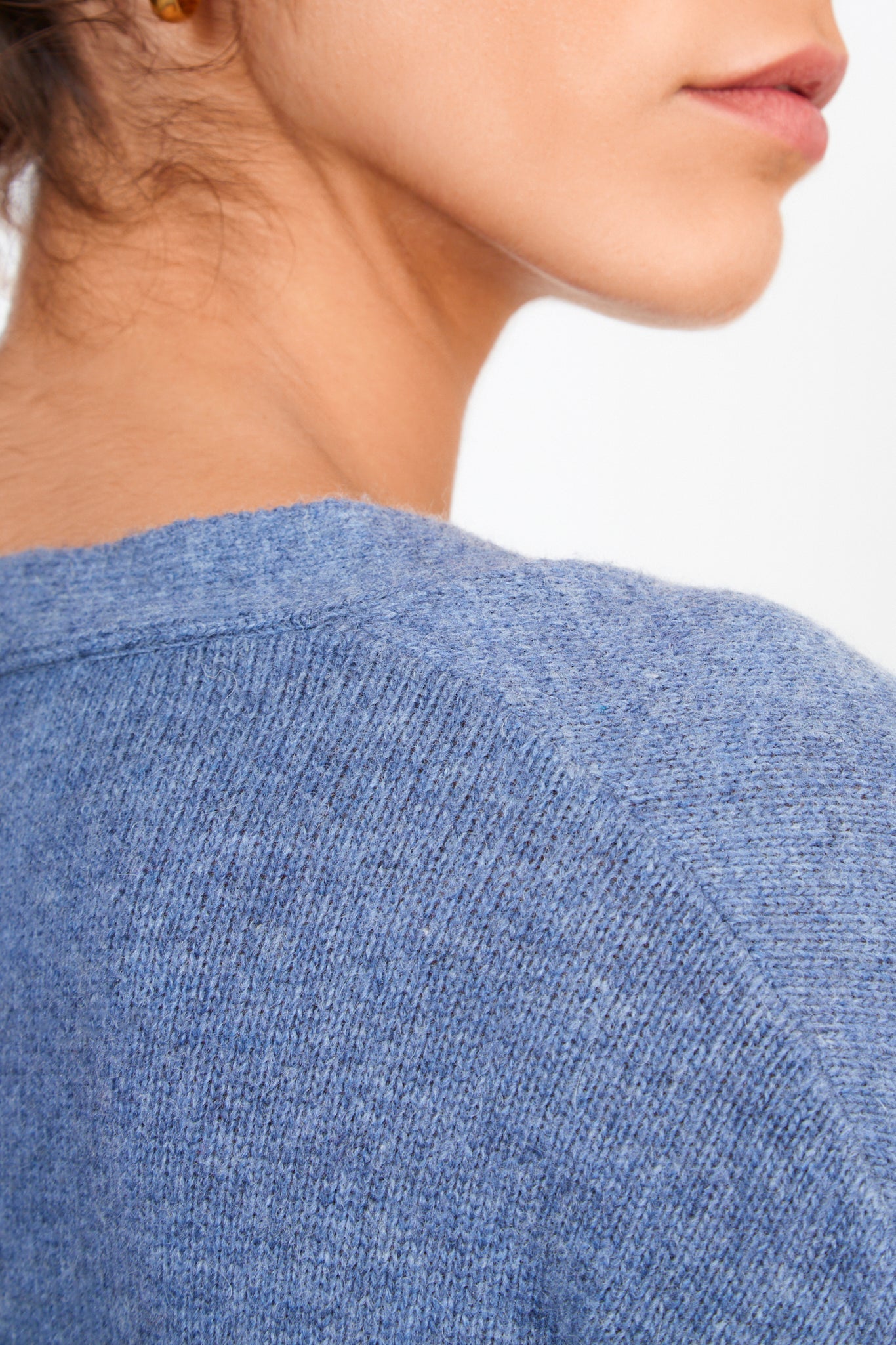 Blue alpaca blend cardigan_4