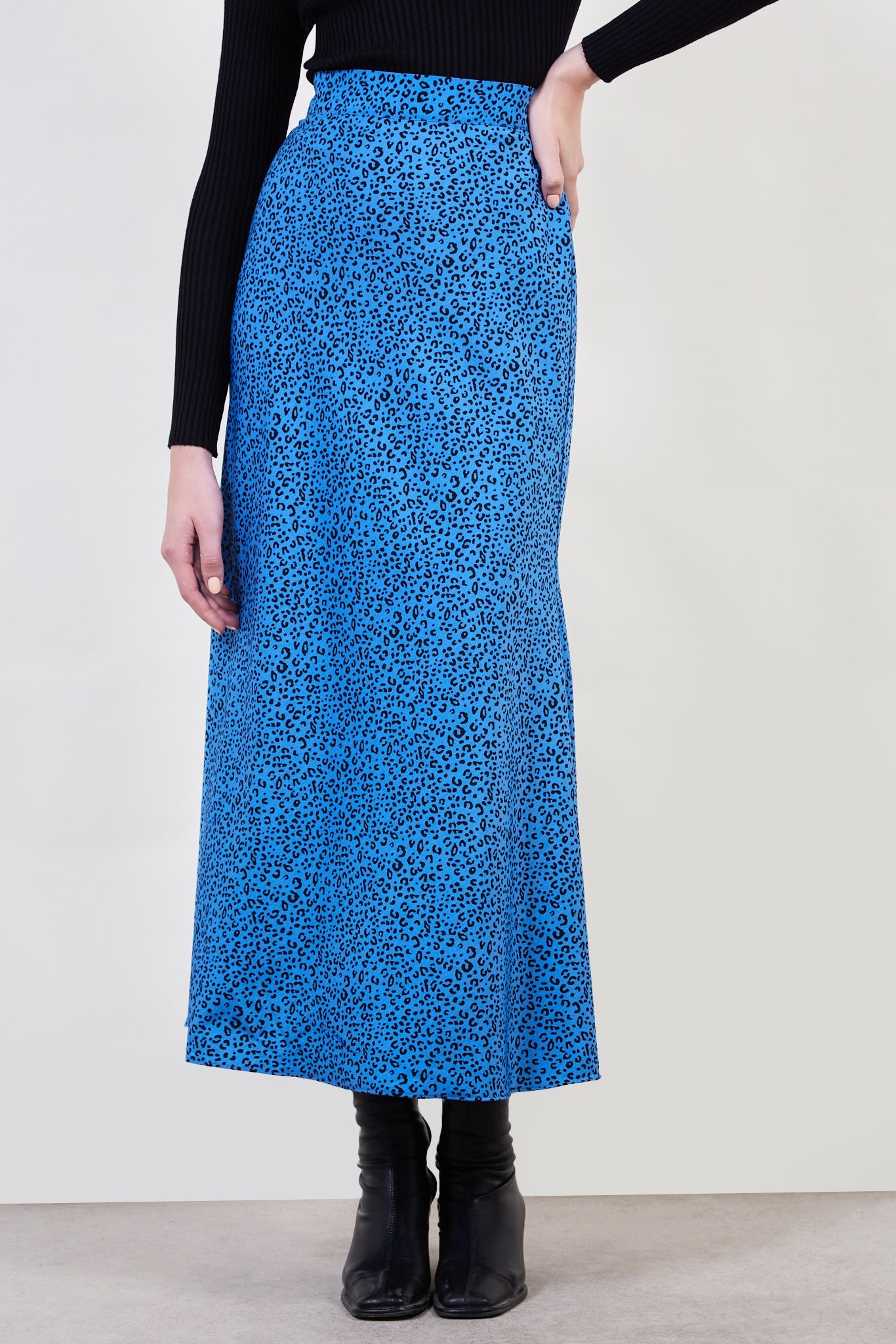 Blue leopard maxi skirt_1