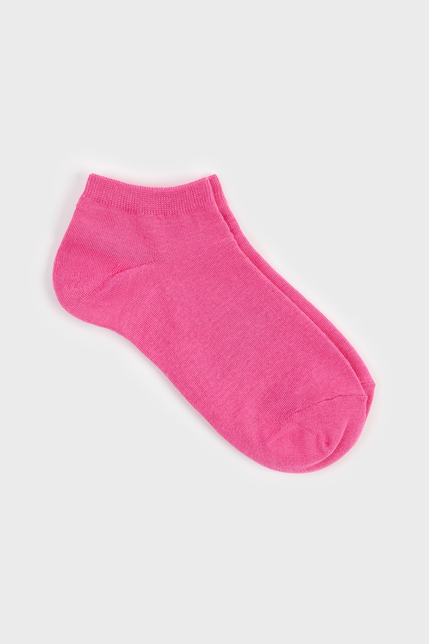 Bright pink classic ankle socks_1