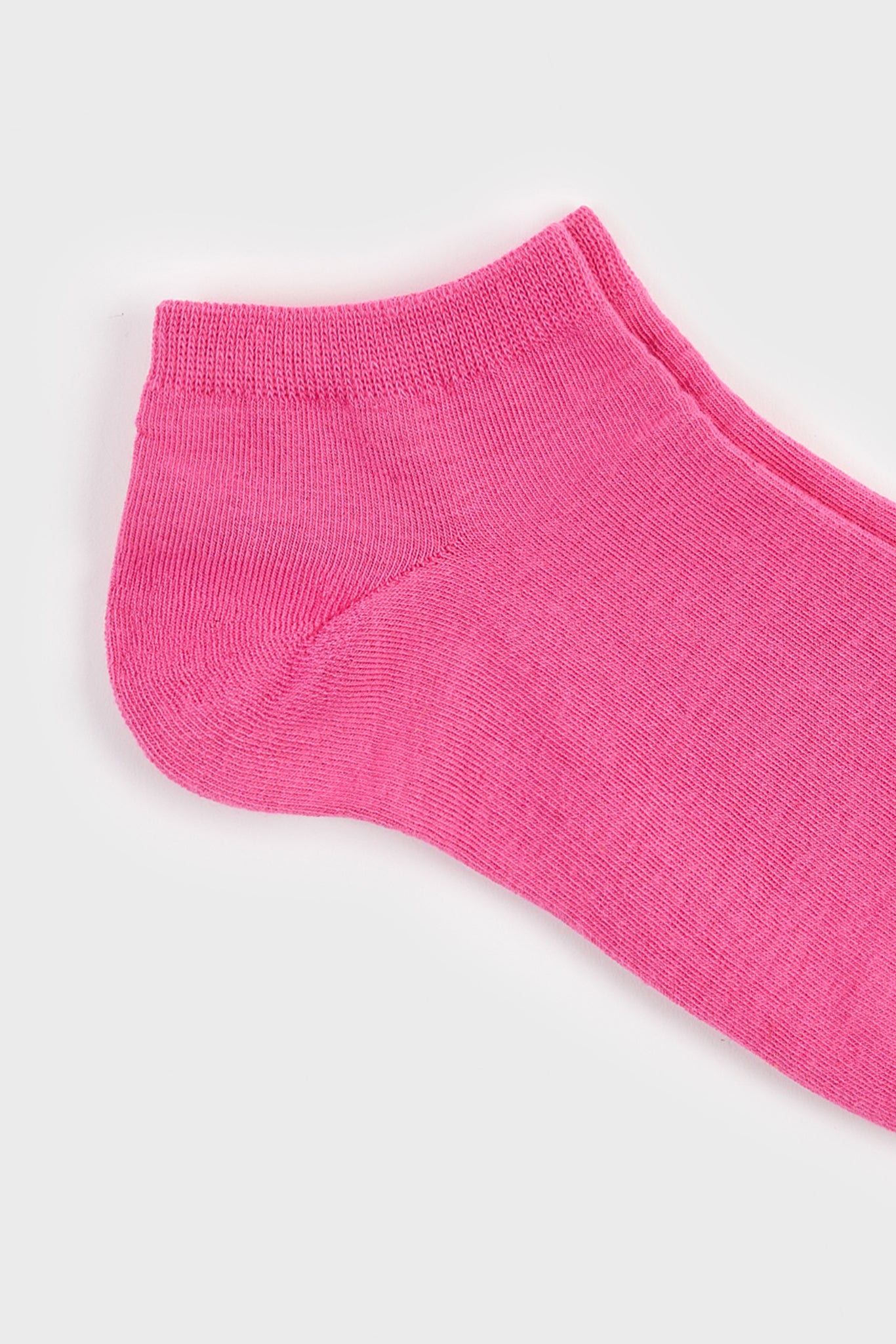 Bright pink classic ankle socks_2